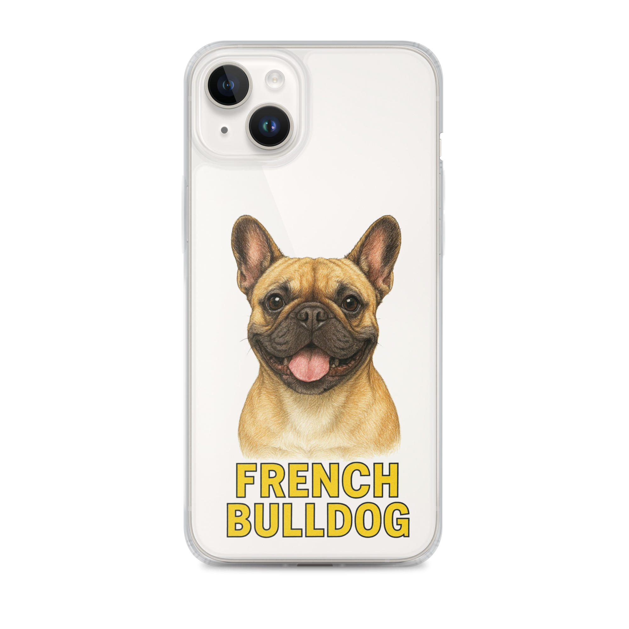 French Bulldog Clear Case for iPhone