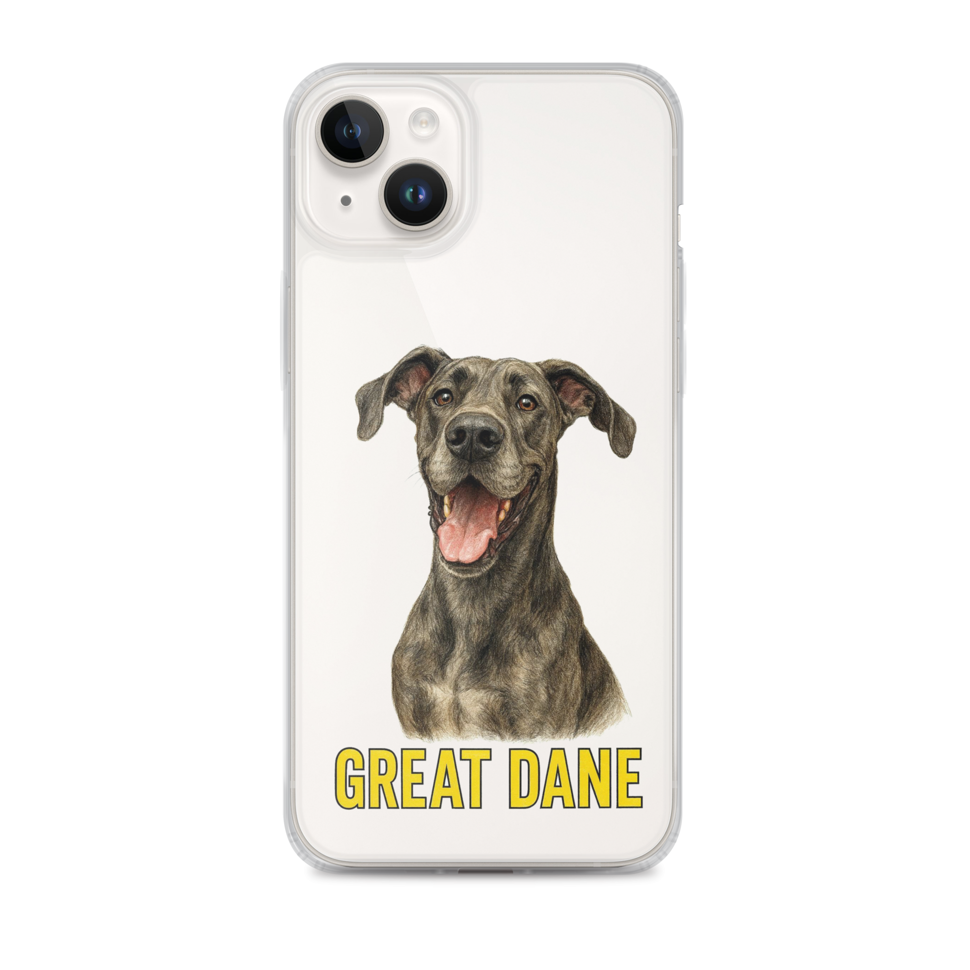 Great Dane Clear Case for iPhone