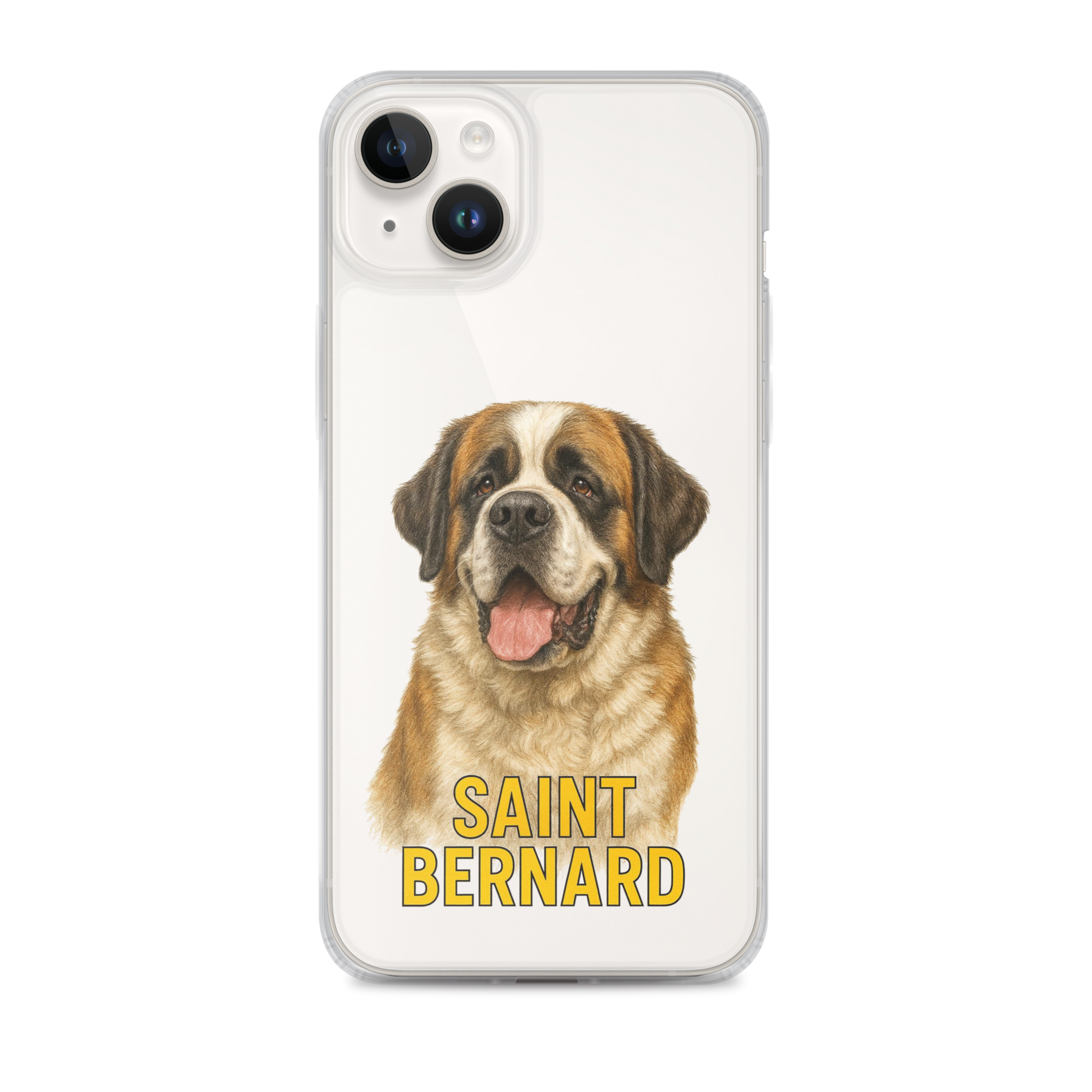 Saint Bernard Clear Case for iPhone