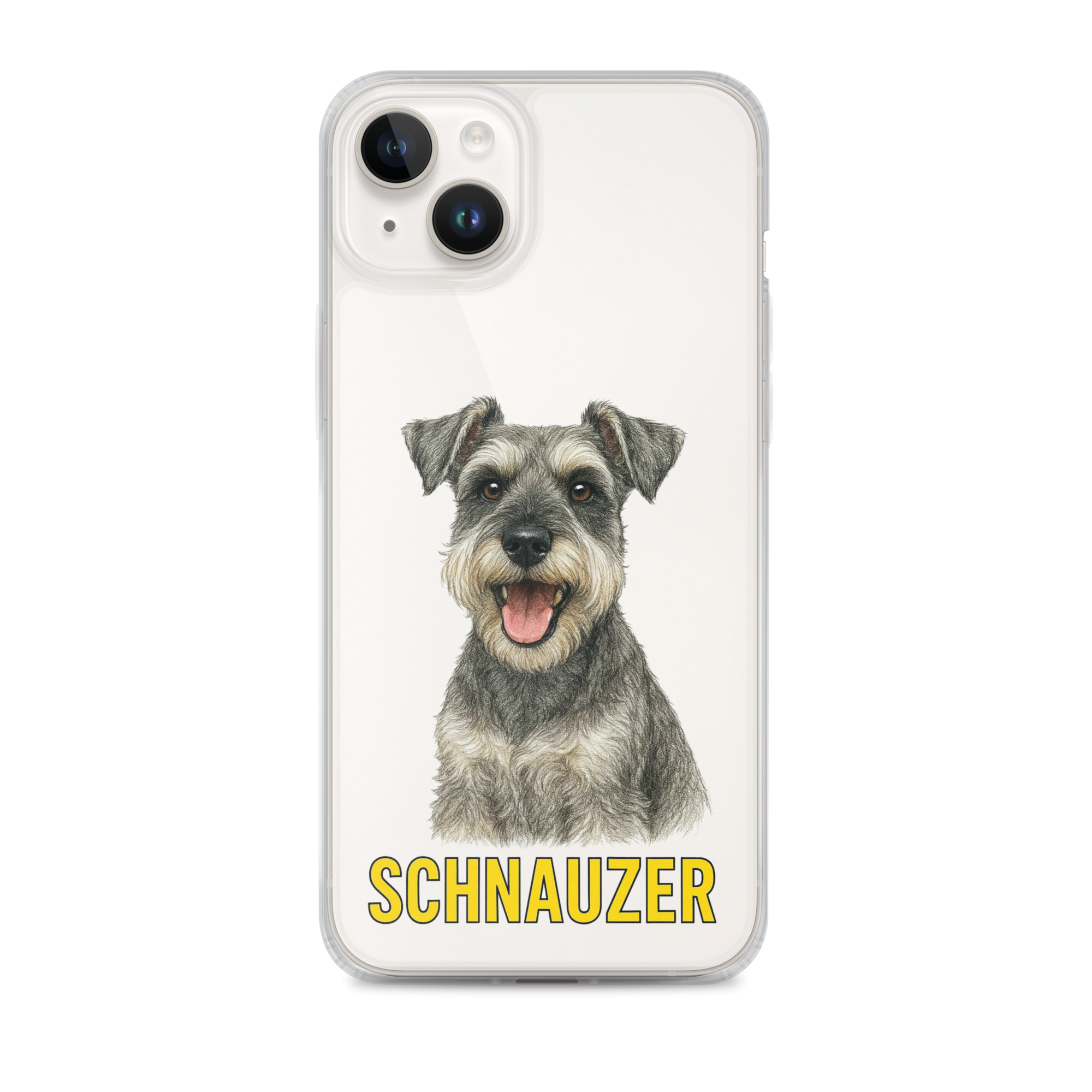 Schnauzer Clear Case for iPhone