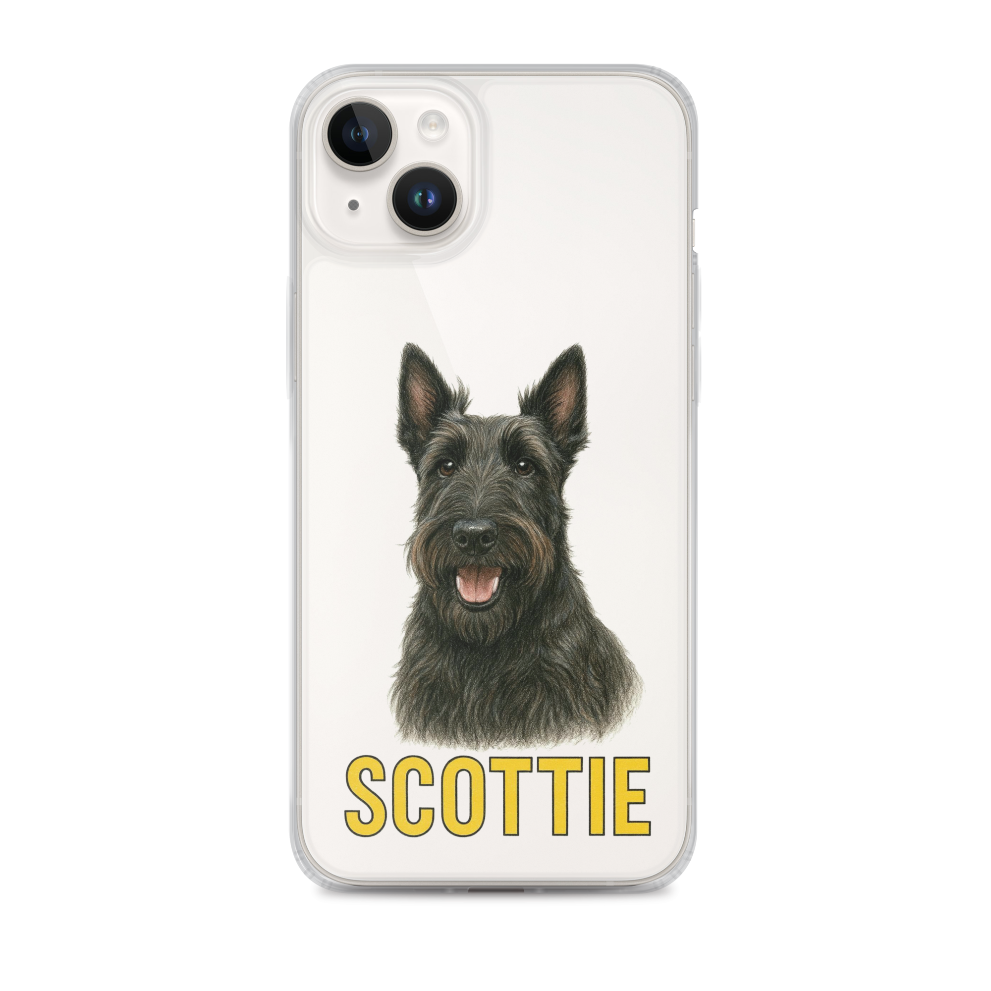 Scottie Clear Case for iPhone