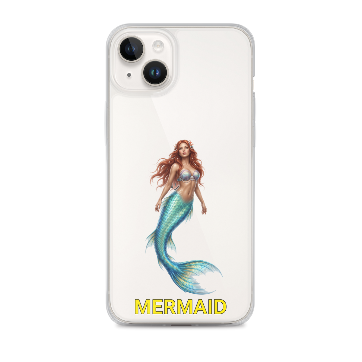 Mermaid Clear Case for iPhone®