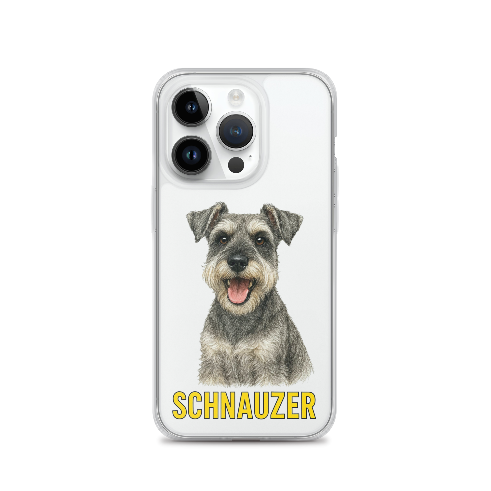 Schnauzer Clear Case for iPhone