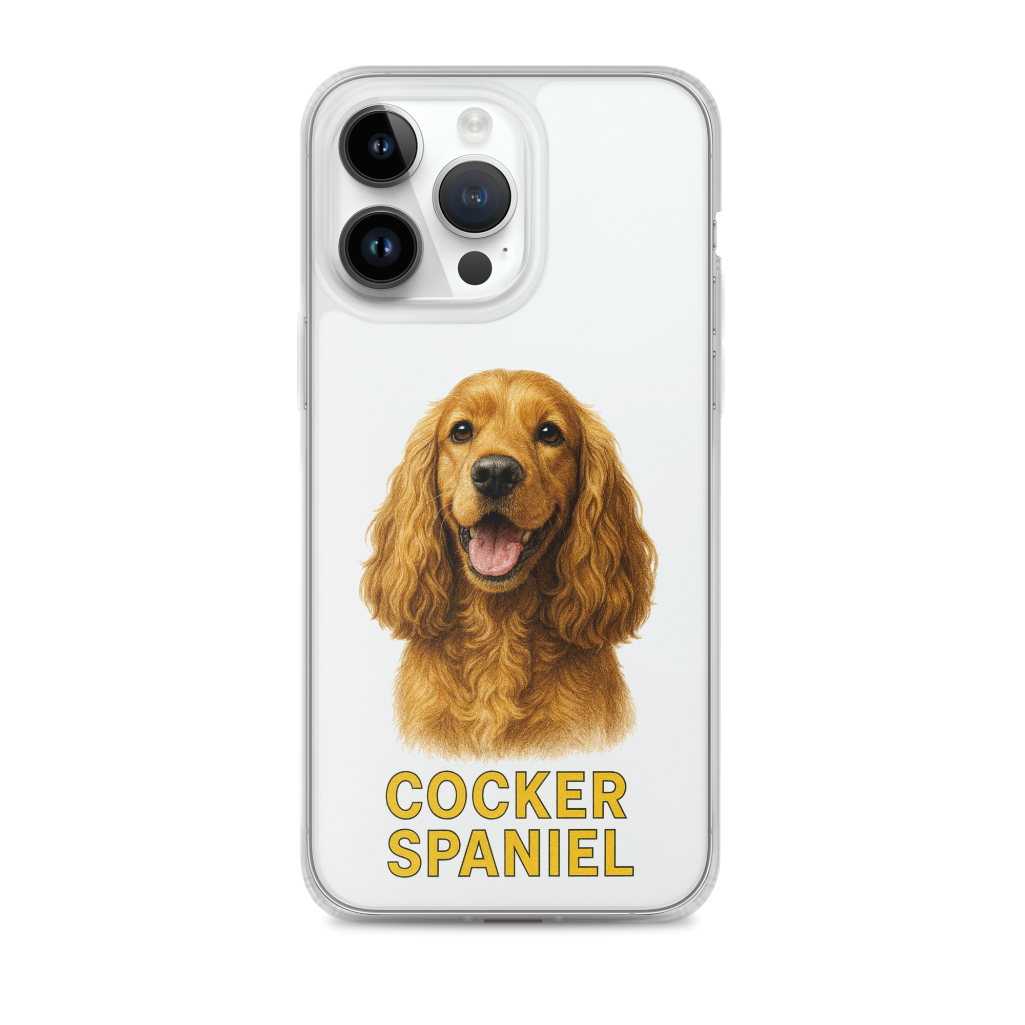 Cocker Spaniel Clear Case for iPhone