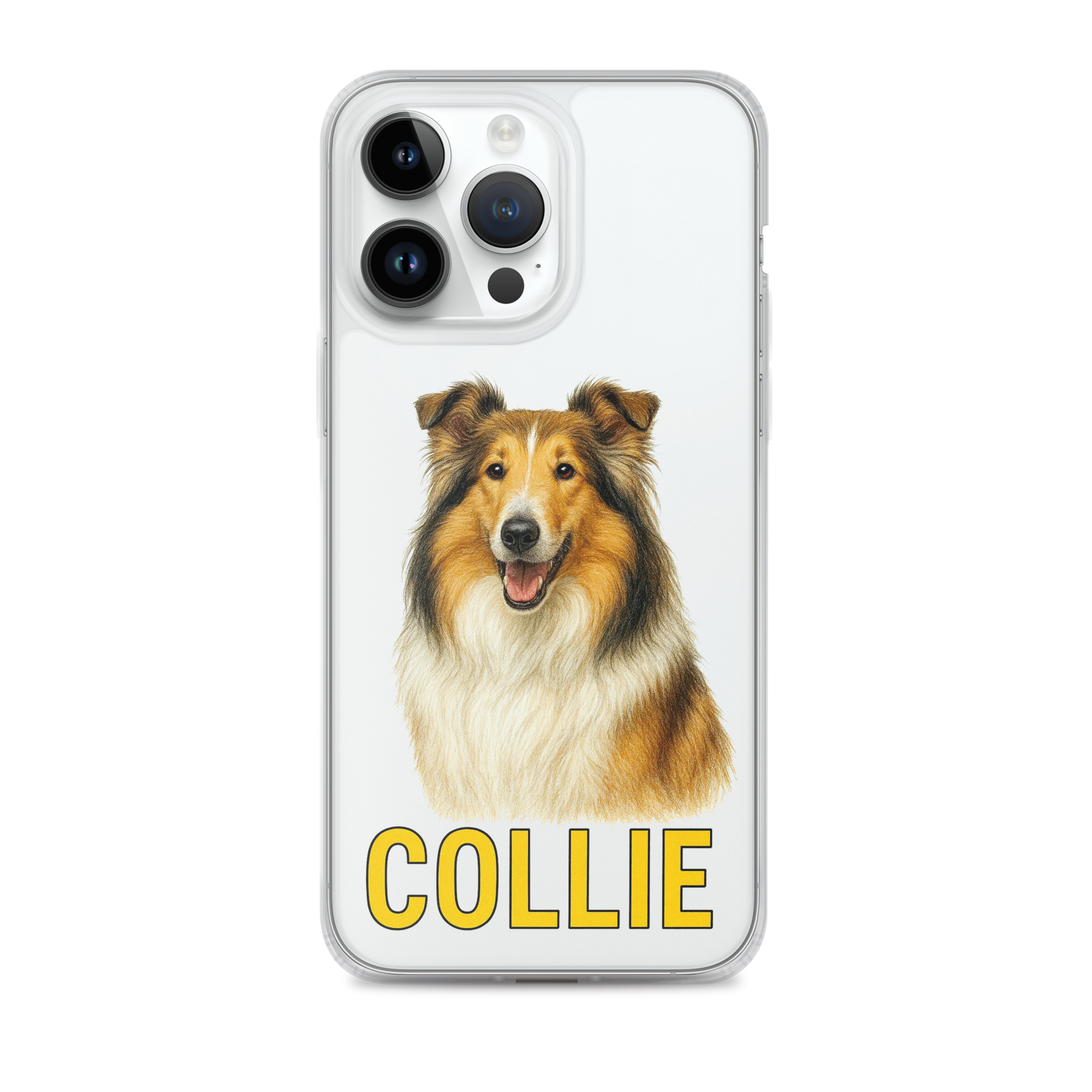 Collie Clear Case for iPhone