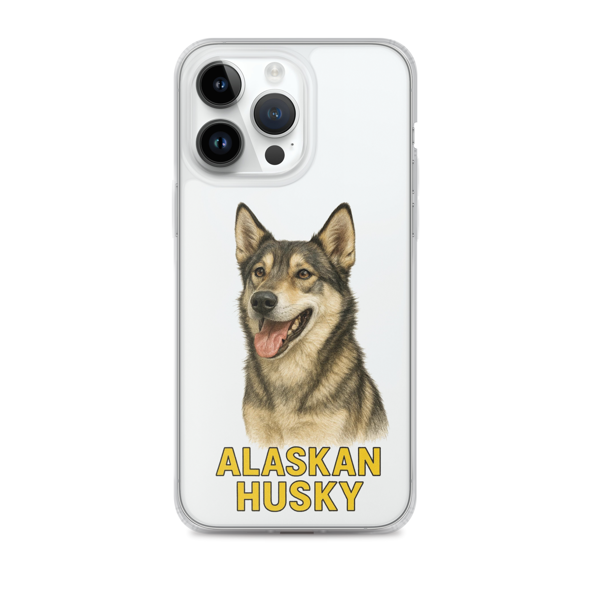 Alaskan Husky Clear Case for iPhone