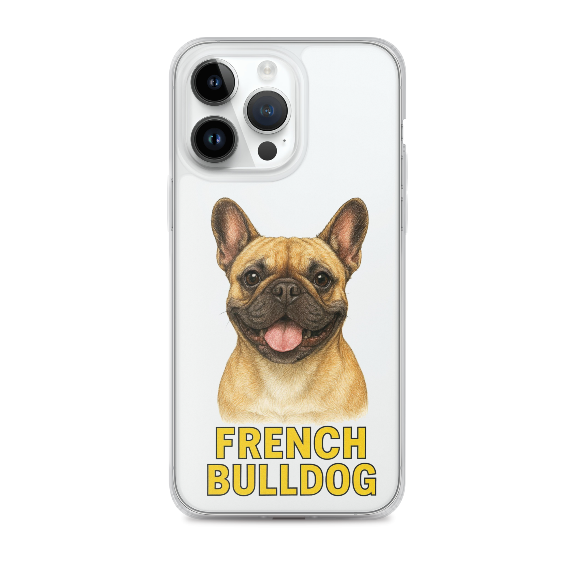 French Bulldog Clear Case for iPhone