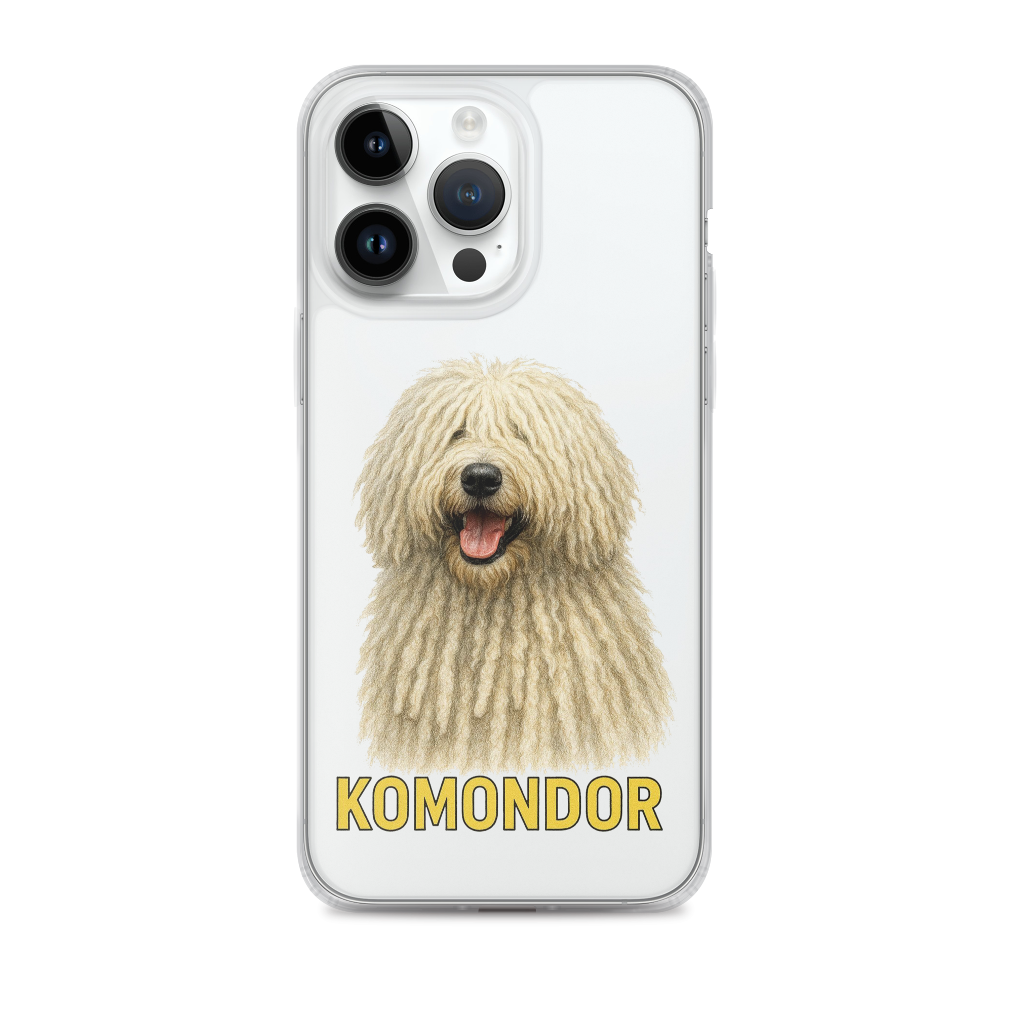 Komondor Clear Case for iPhone
