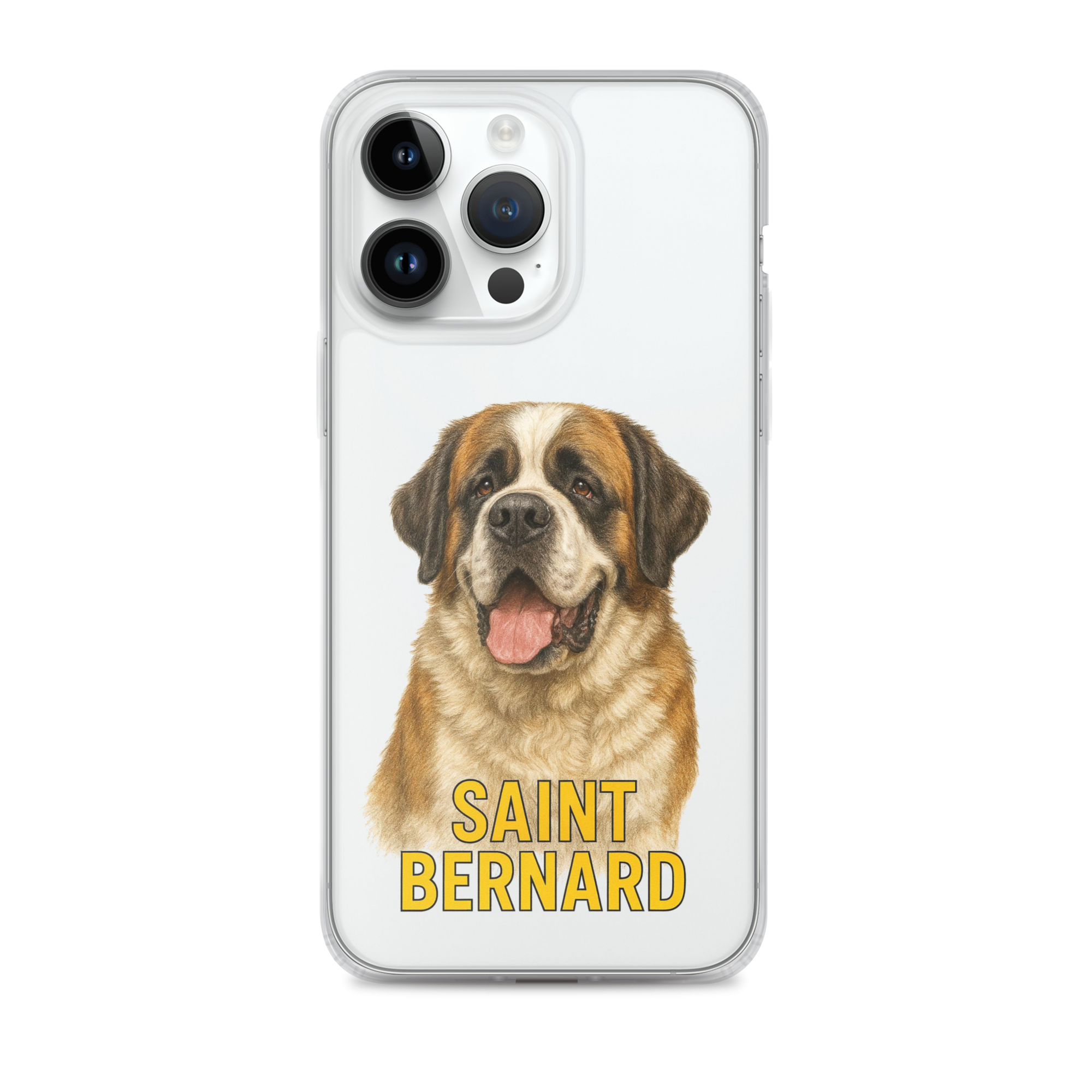 Saint Bernard Clear Case for iPhone