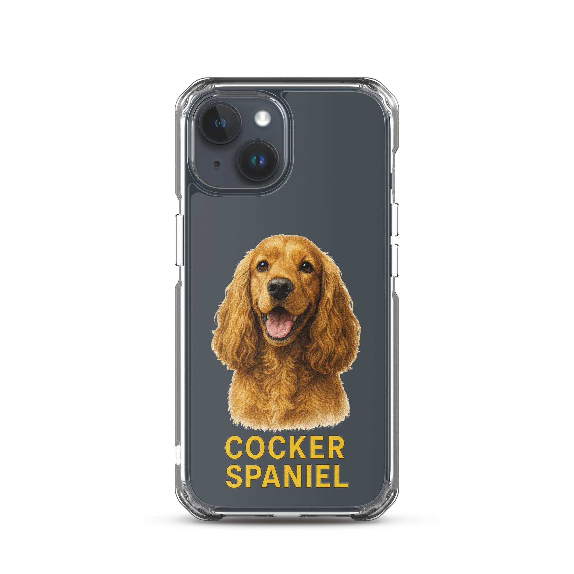 Cocker Spaniel Clear Case for iPhone