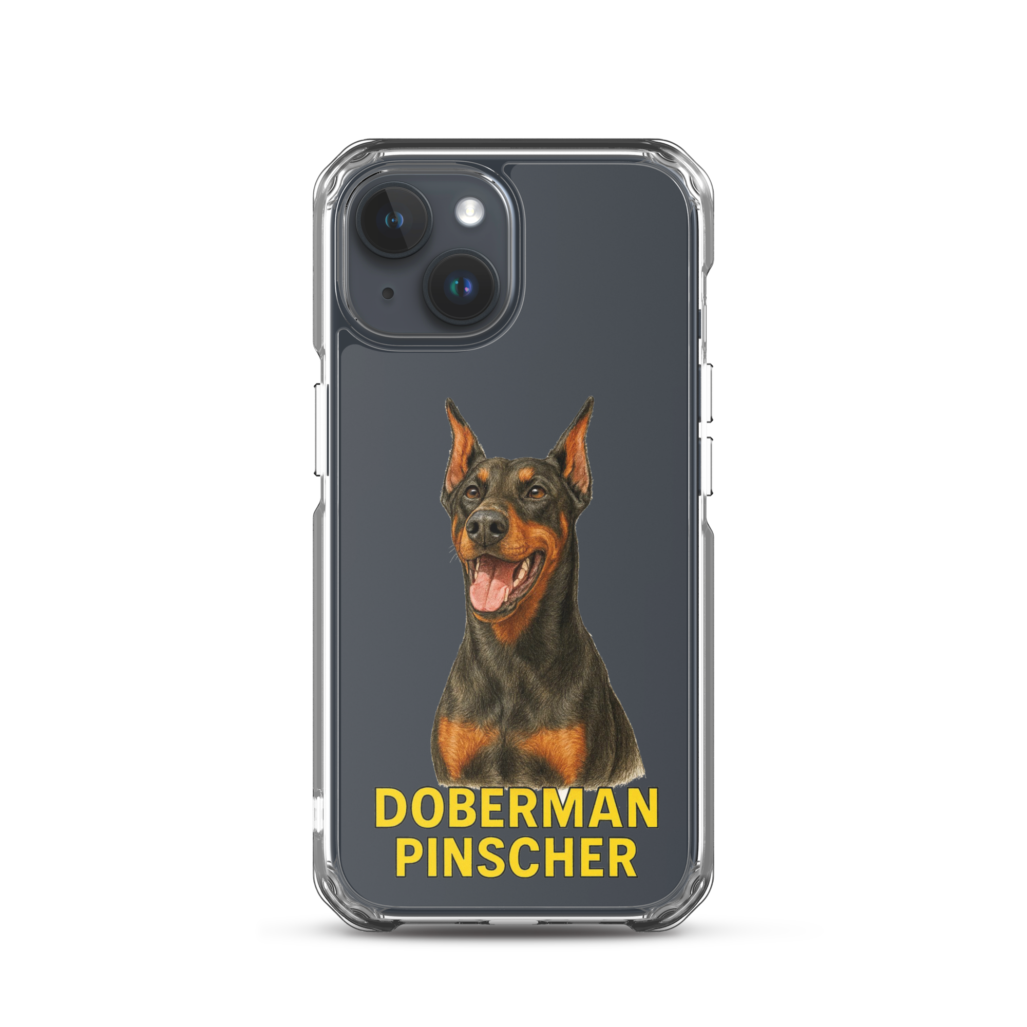 Doberman Pinscher Clear Case for iPhone