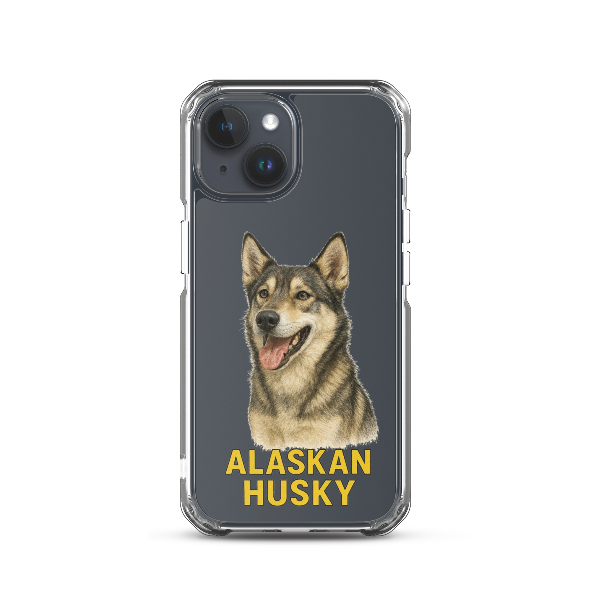Alaskan Husky Clear Case for iPhone