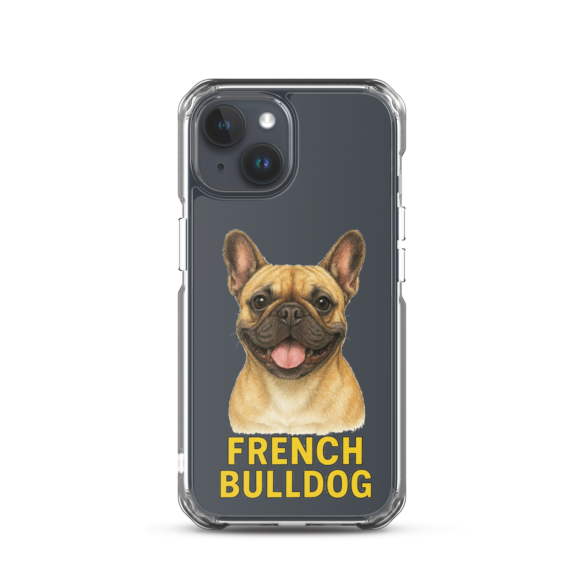 French Bulldog Clear Case for iPhone