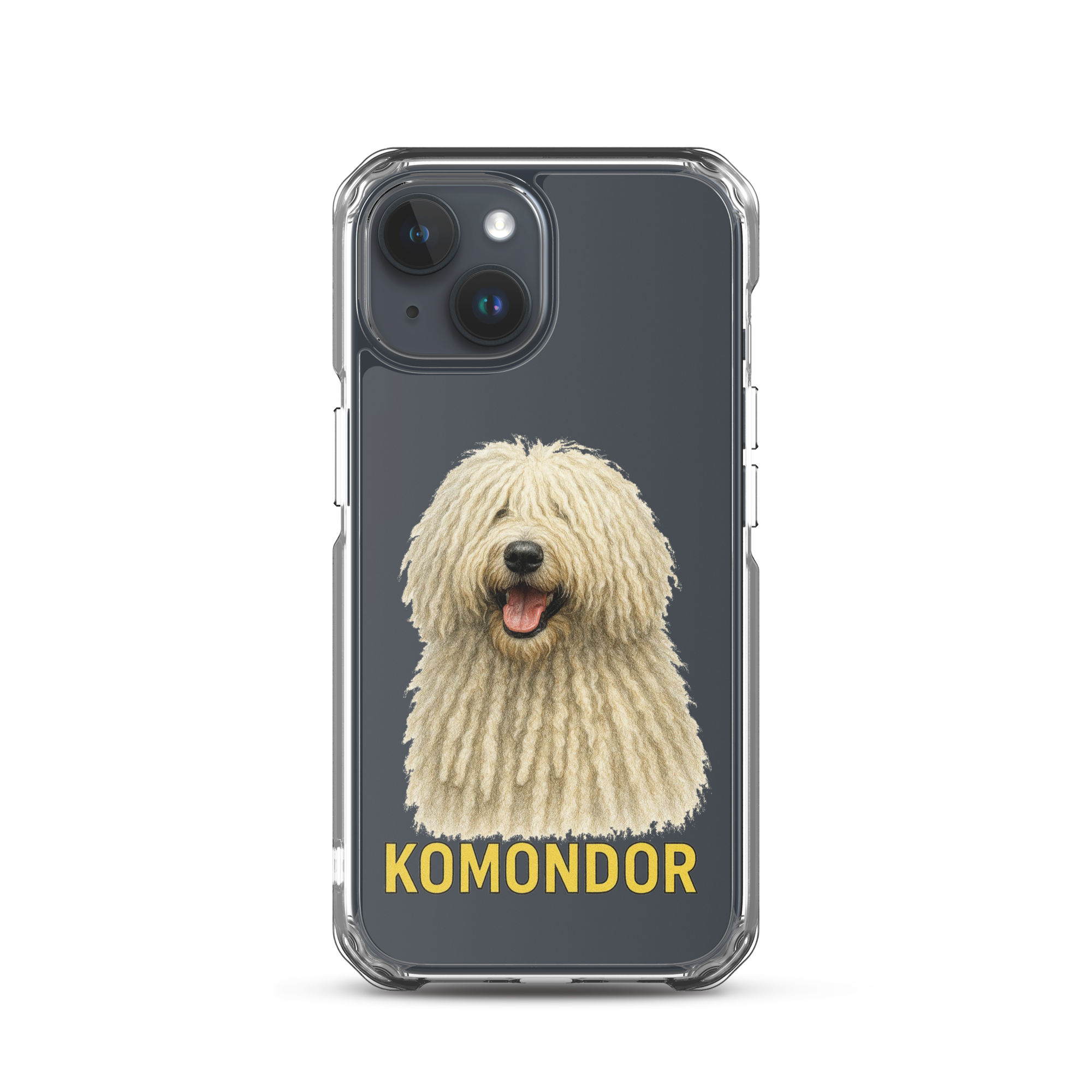 Komondor Clear Case for iPhone