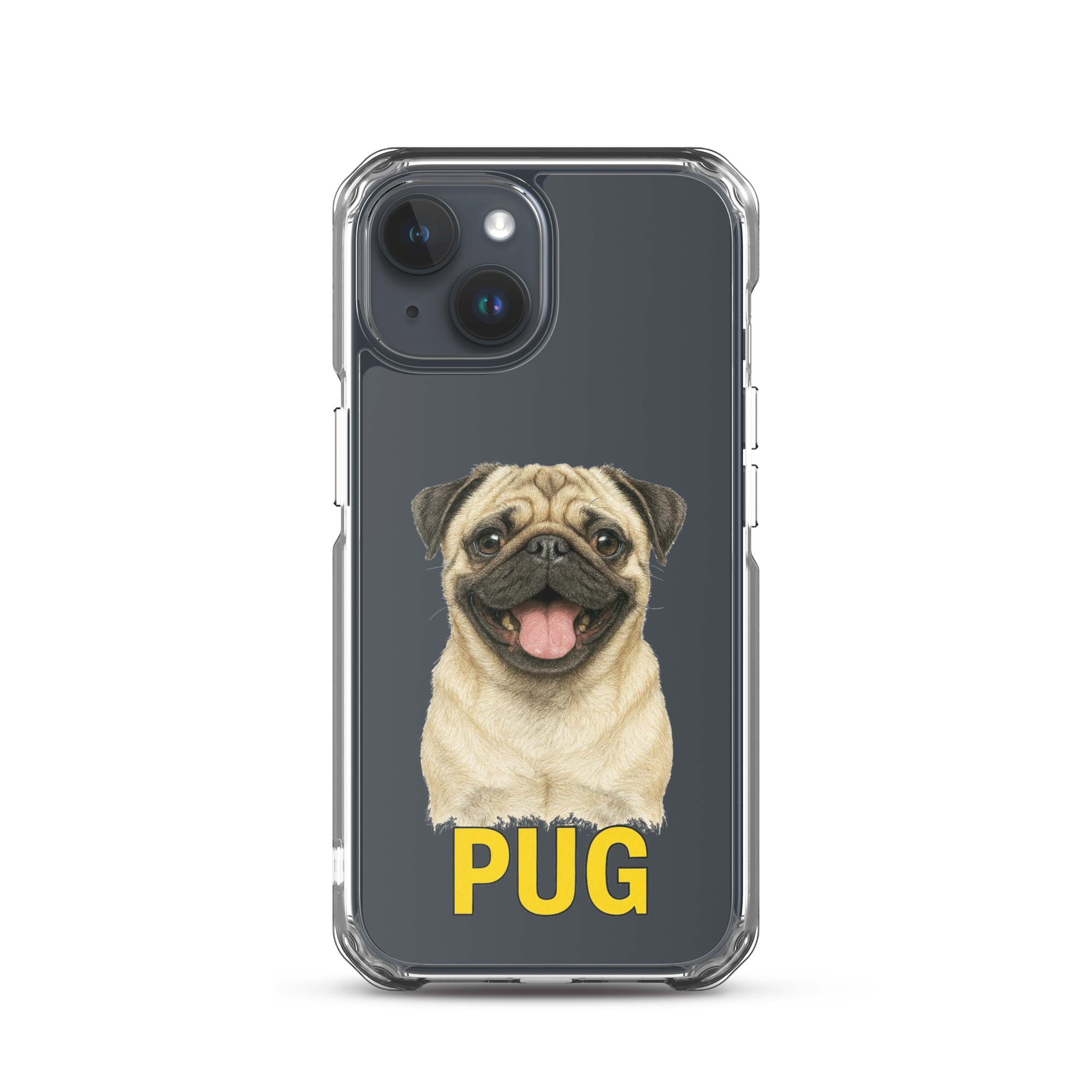 Pug Clear Case for iPhone
