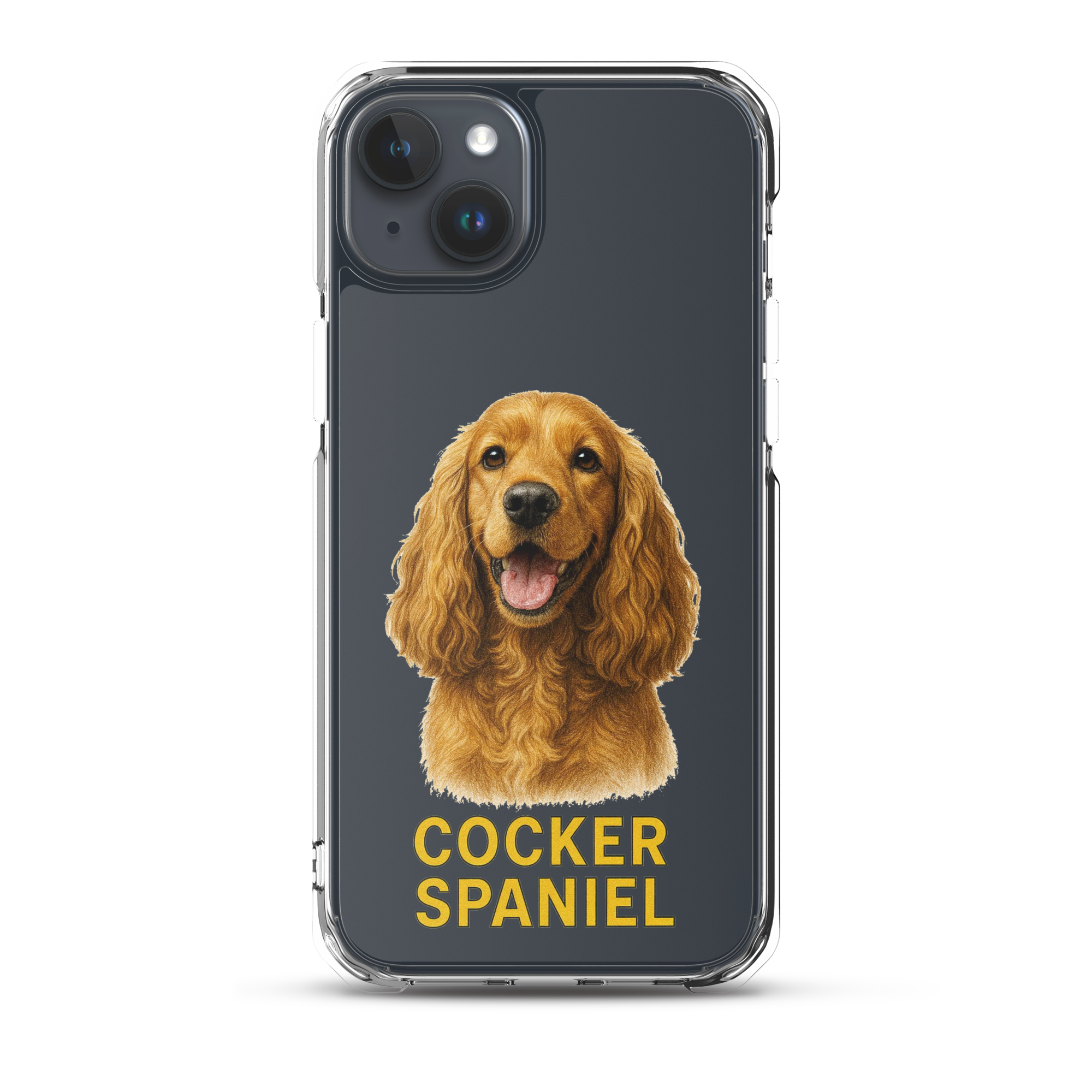 Cocker Spaniel Clear Case for iPhone