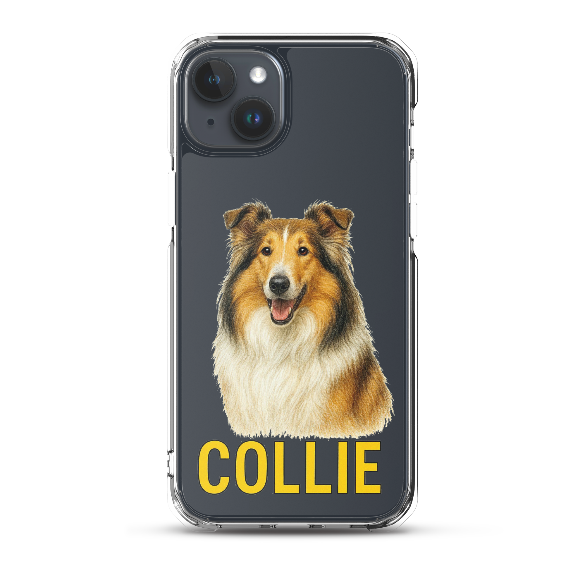 Collie Clear Case for iPhone
