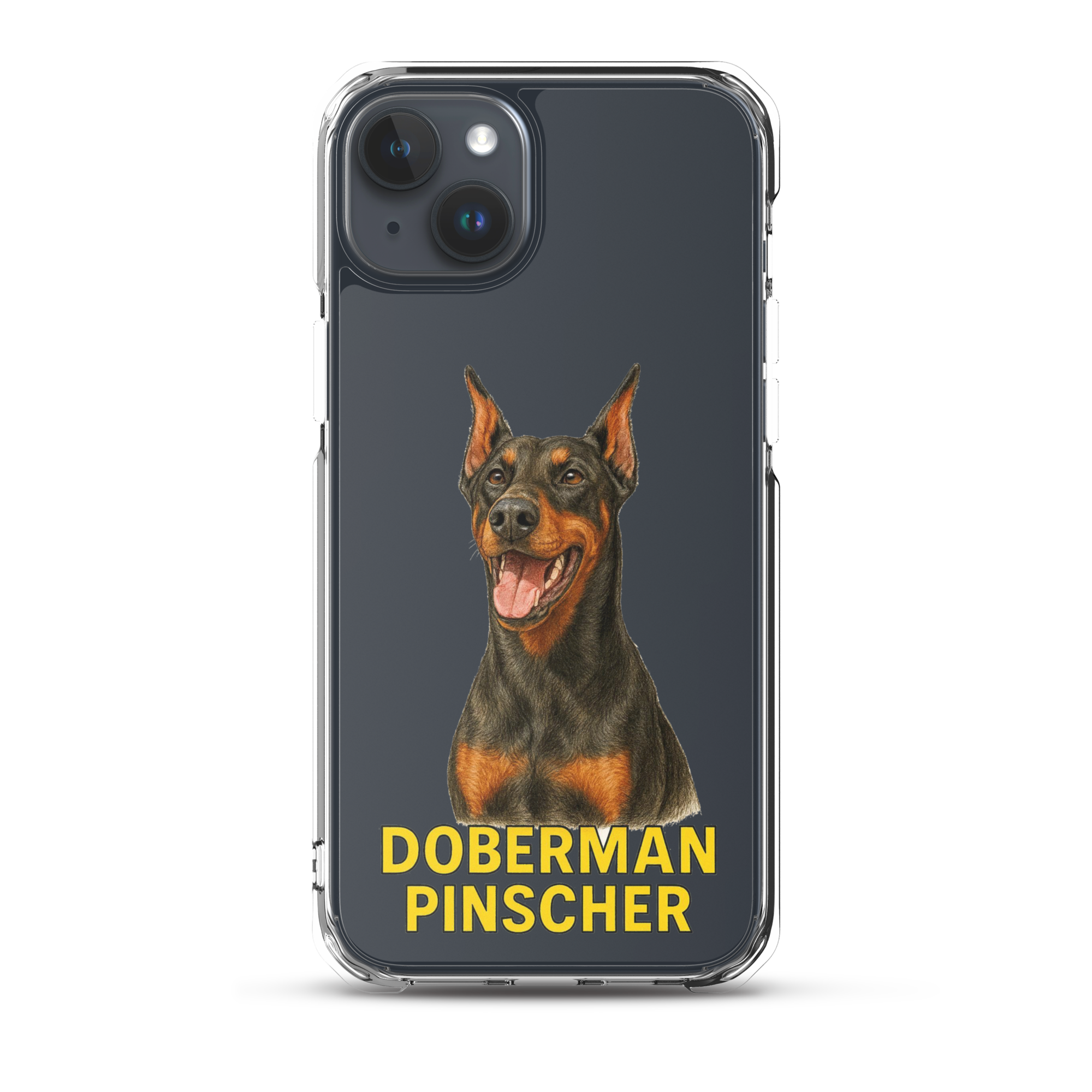 Doberman Pinscher Clear Case for iPhone