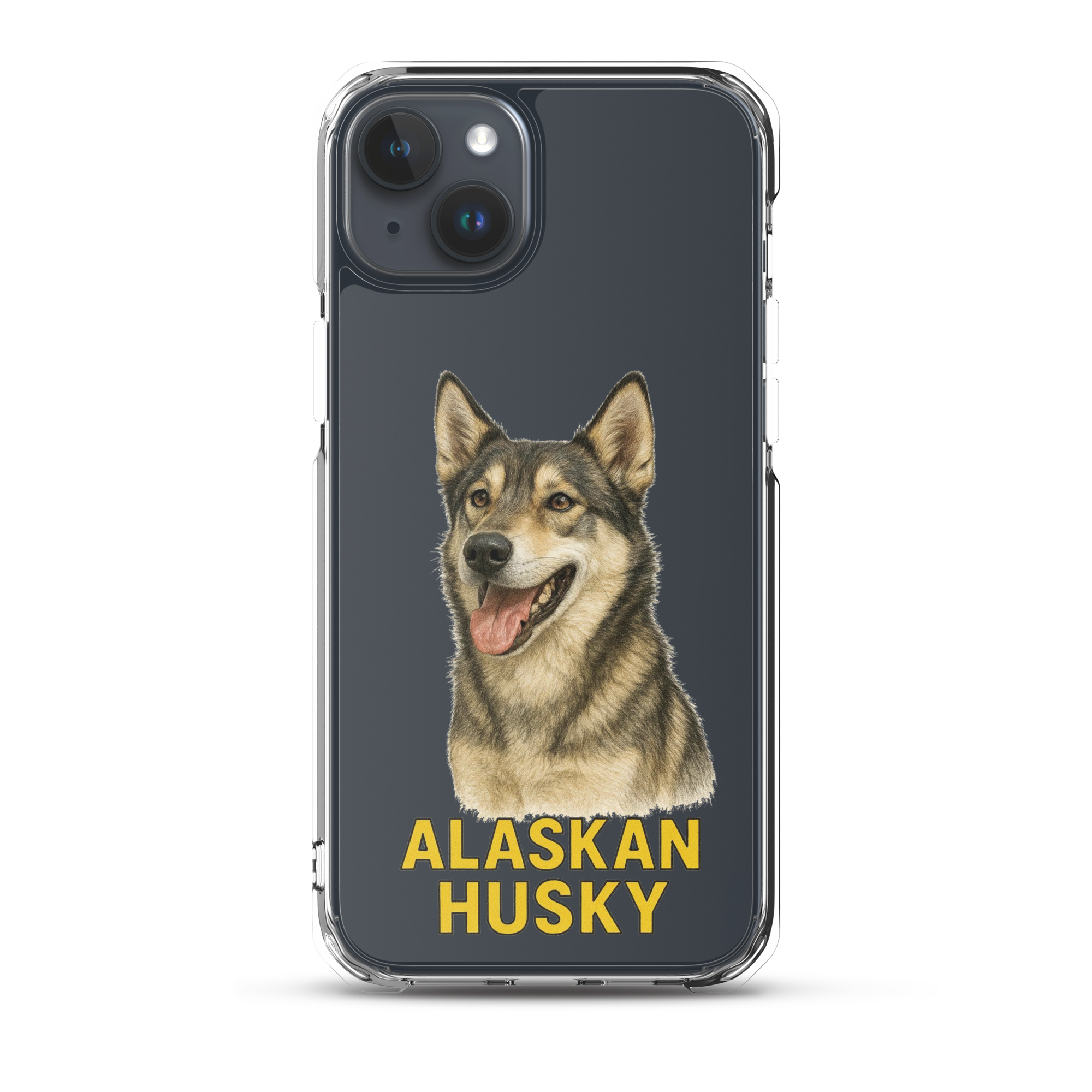 Alaskan Husky Clear Case for iPhone