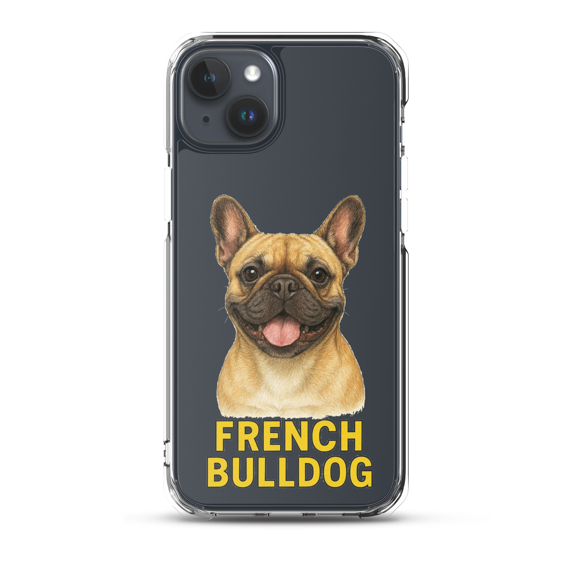 French Bulldog Clear Case for iPhone
