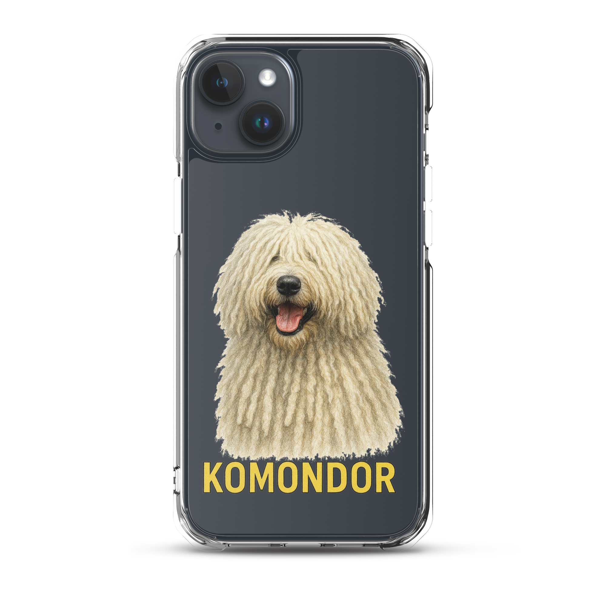 Komondor Clear Case for iPhone