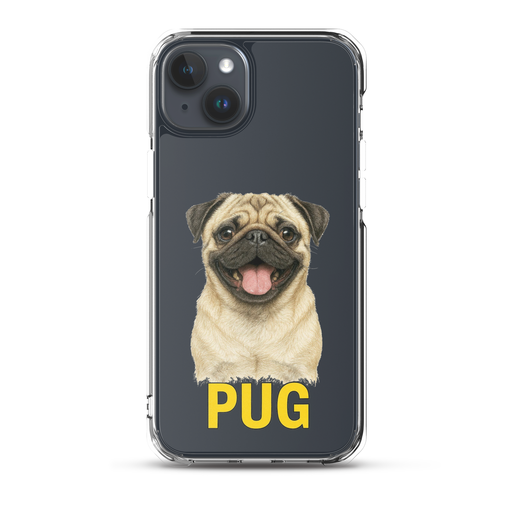 Pug Clear Case for iPhone