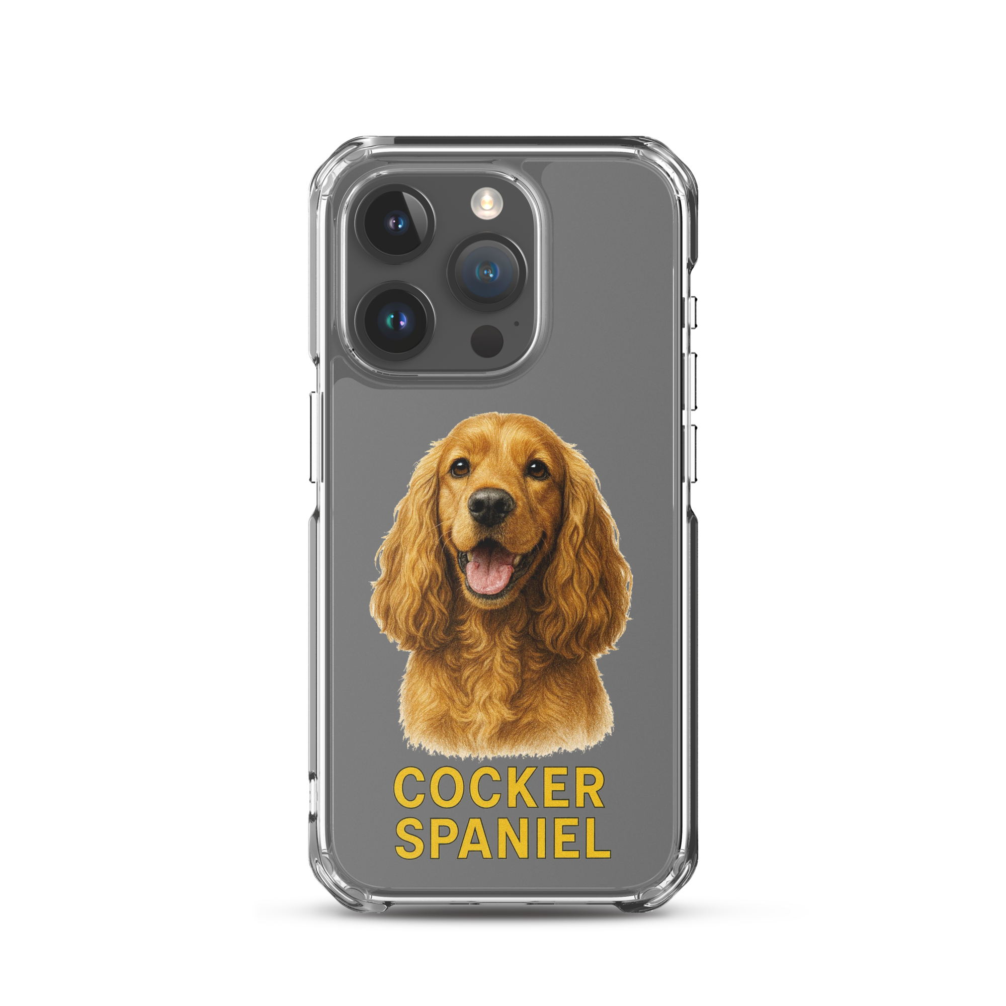 Cocker Spaniel Clear Case for iPhone