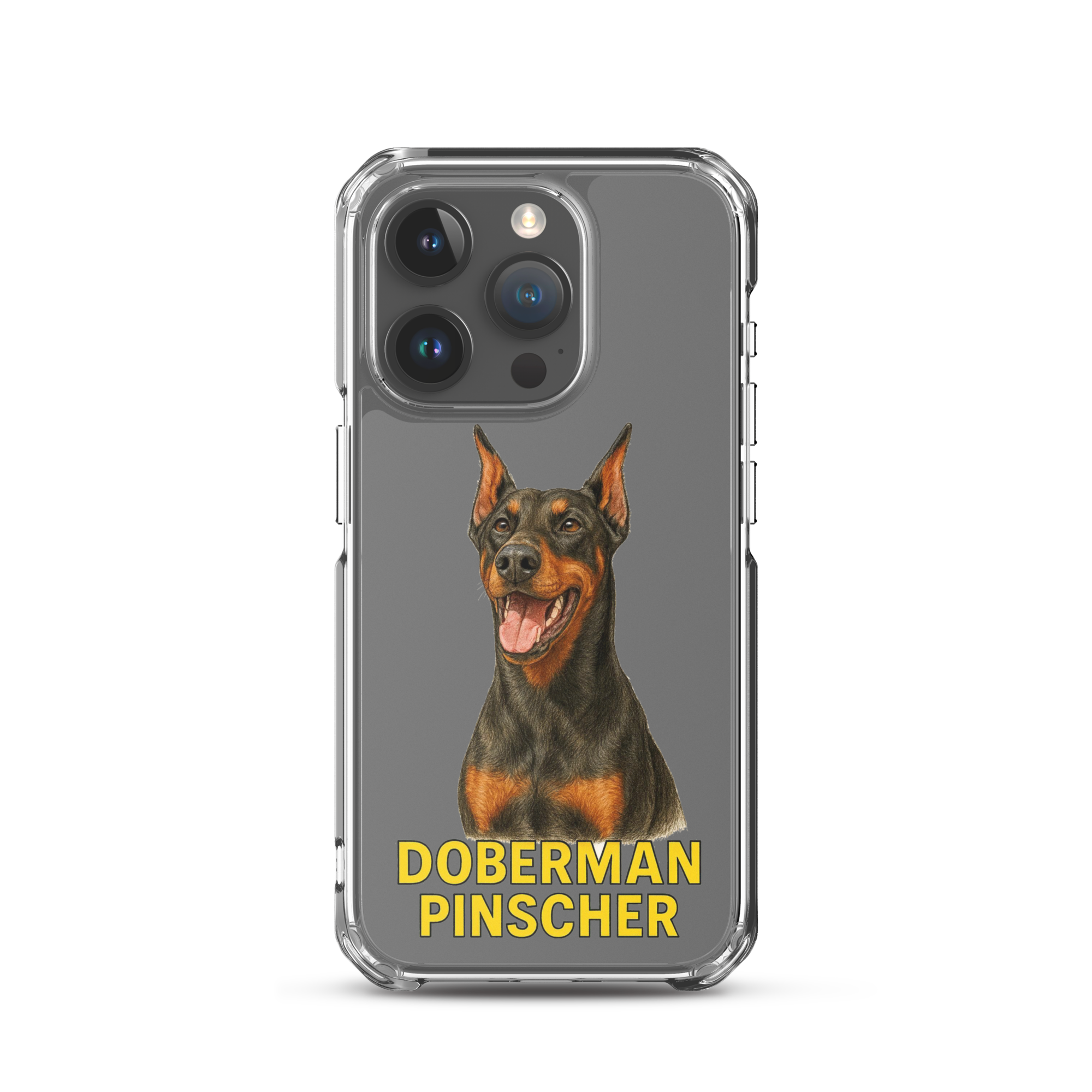 Doberman Pinscher Clear Case for iPhone