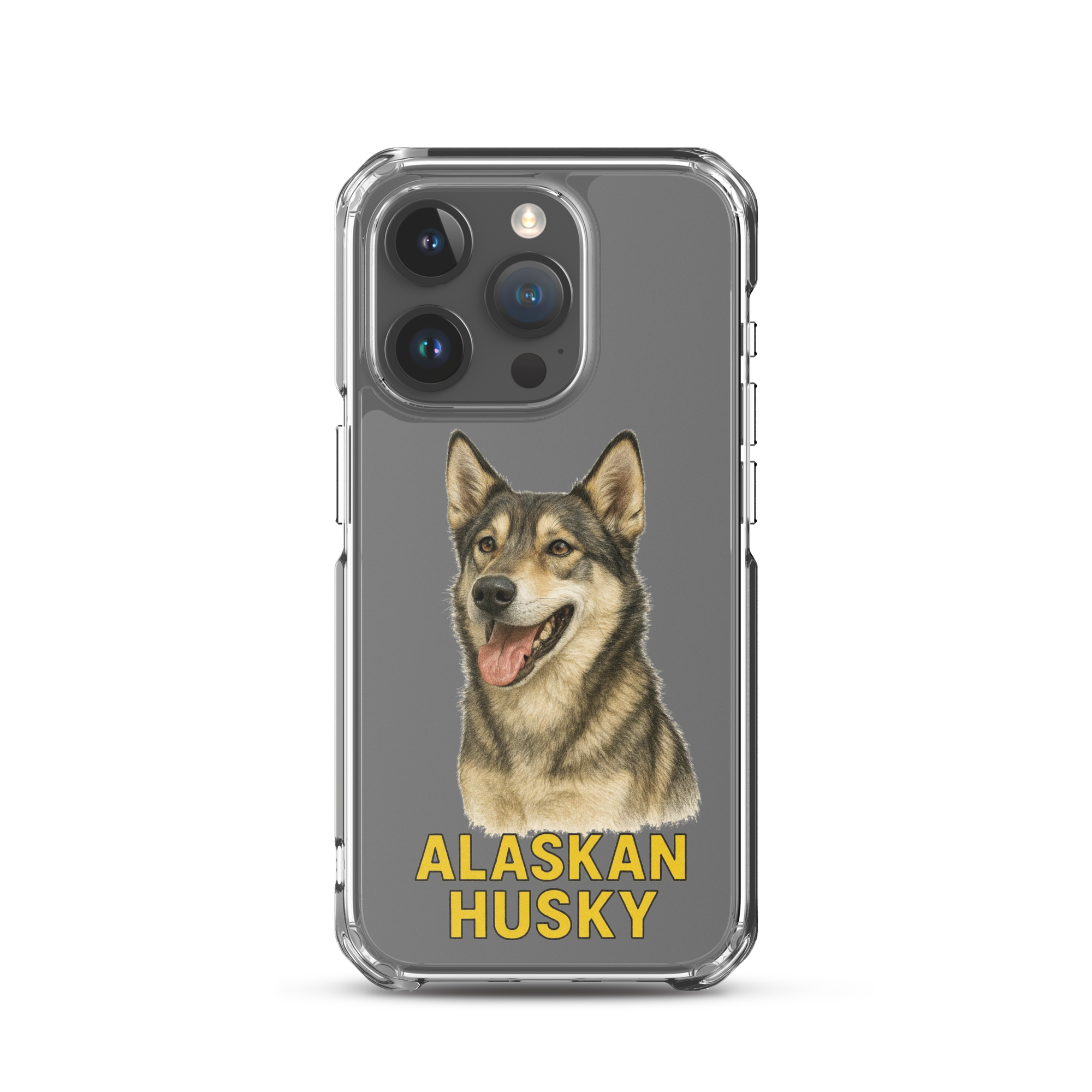 Alaskan Husky Clear Case for iPhone