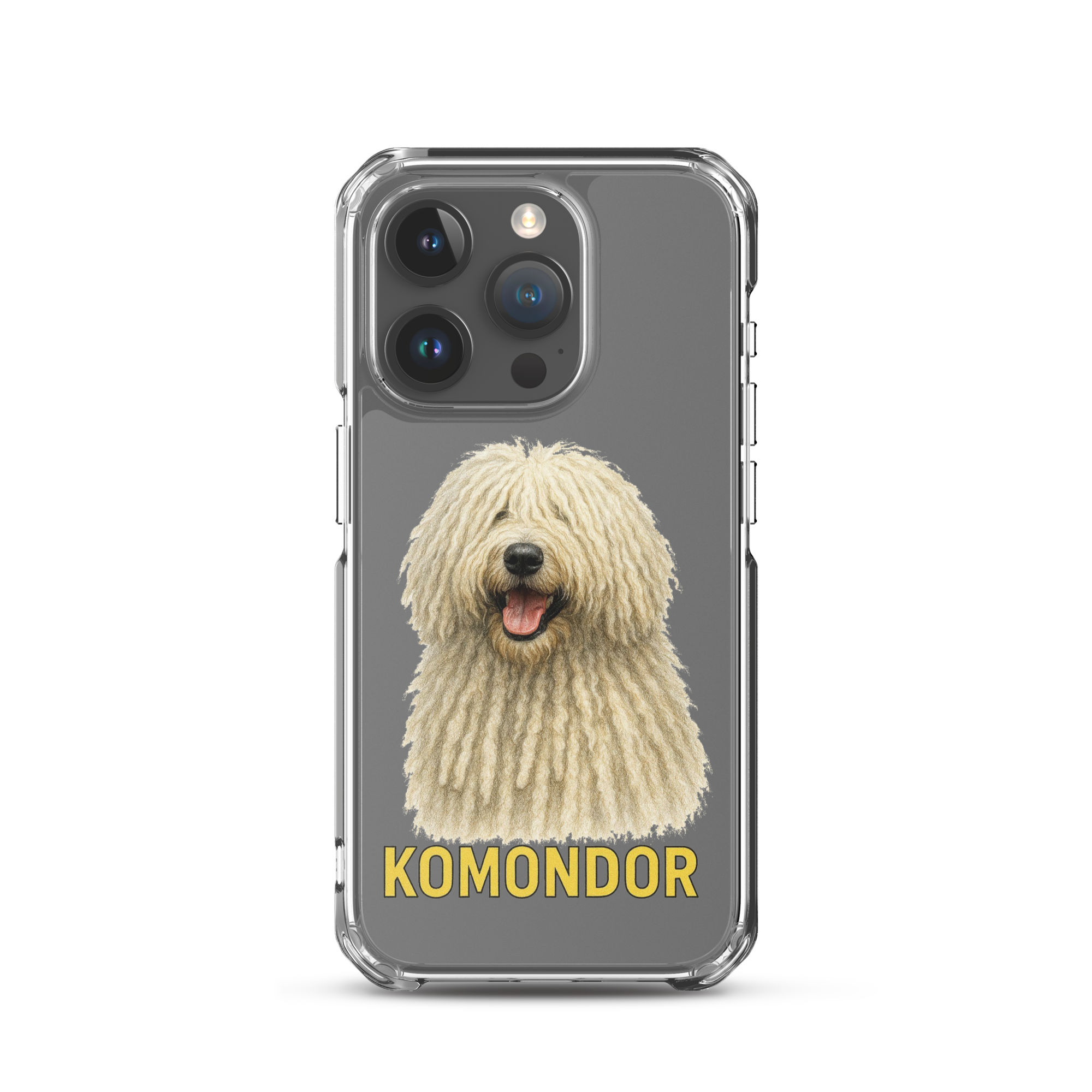 Komondor Clear Case for iPhone