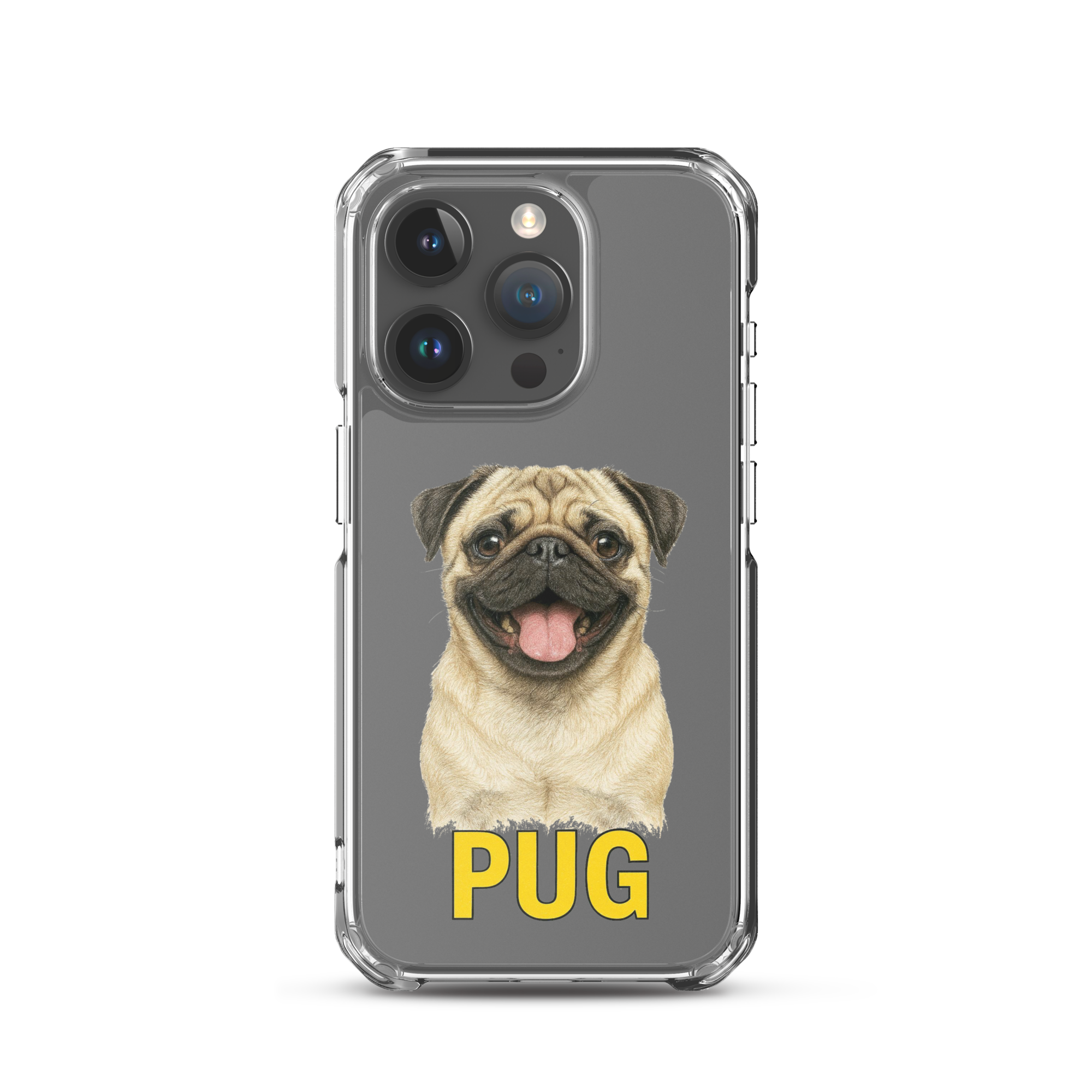Pug Clear Case for iPhone