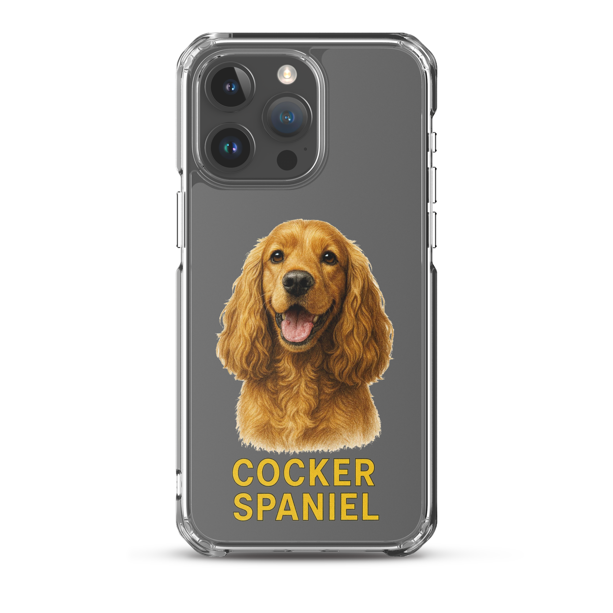 Cocker Spaniel Clear Case for iPhone