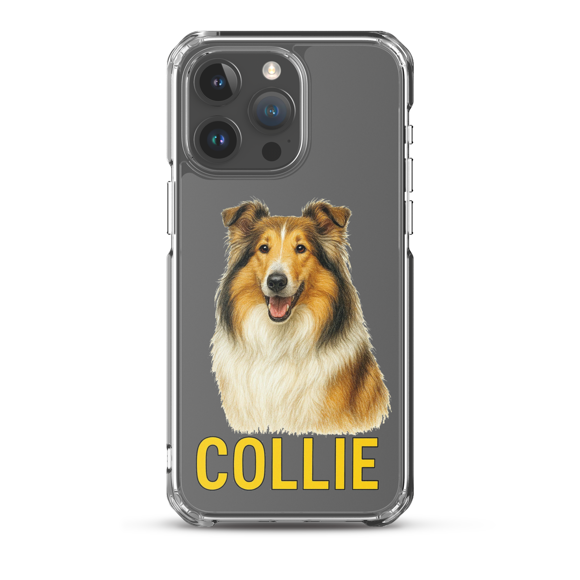 Collie Clear Case for iPhone