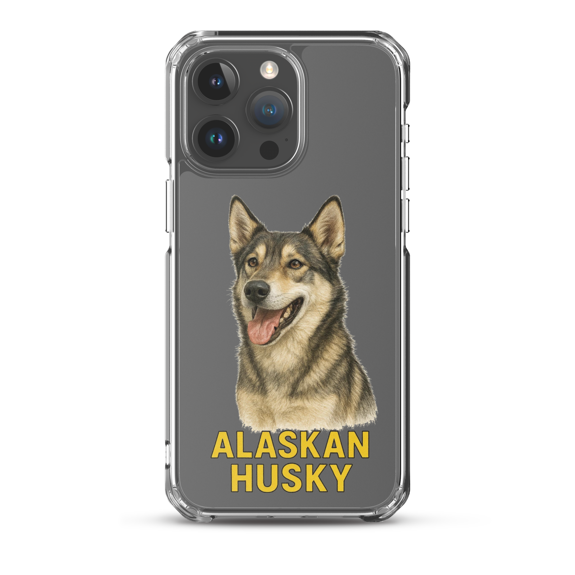 Alaskan Husky Clear Case for iPhone