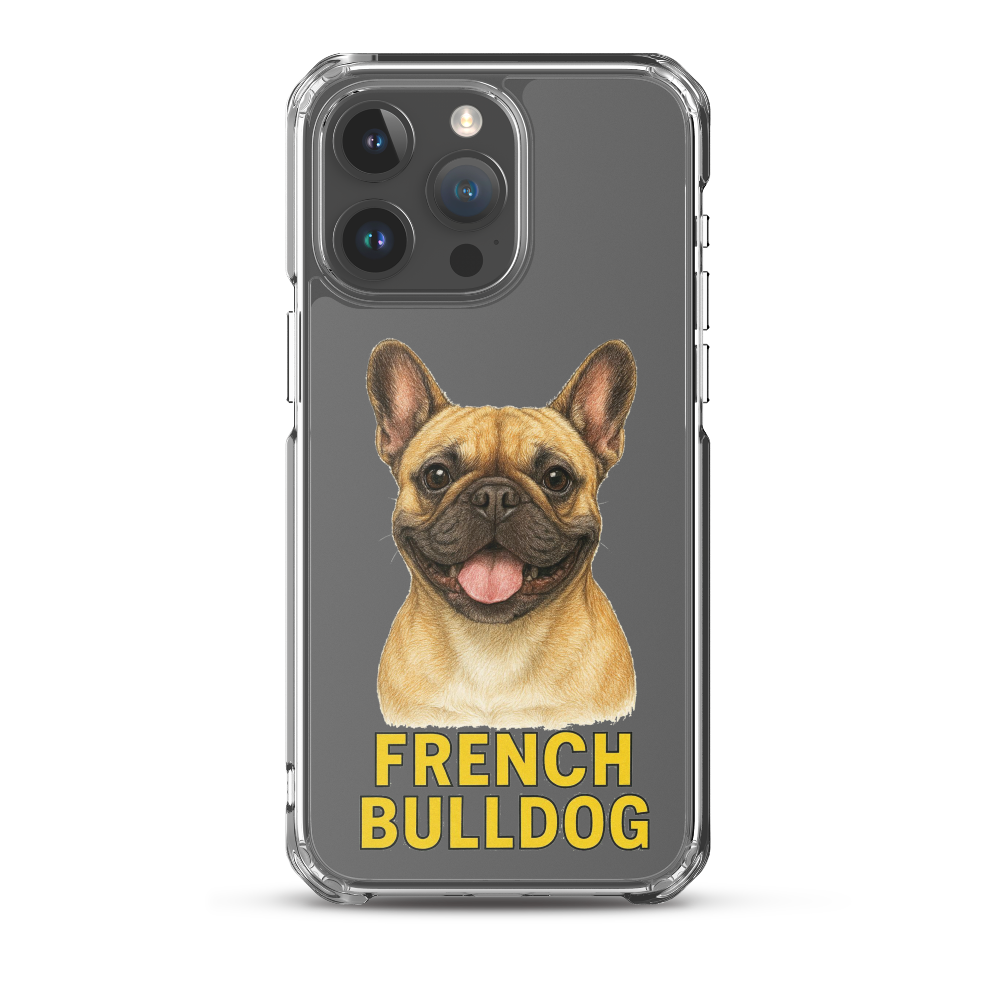 French Bulldog Clear Case for iPhone