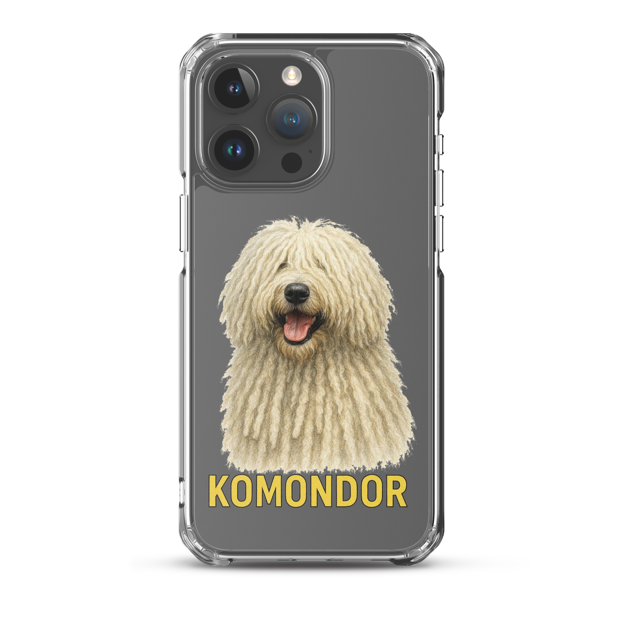 Komondor Clear Case for iPhone