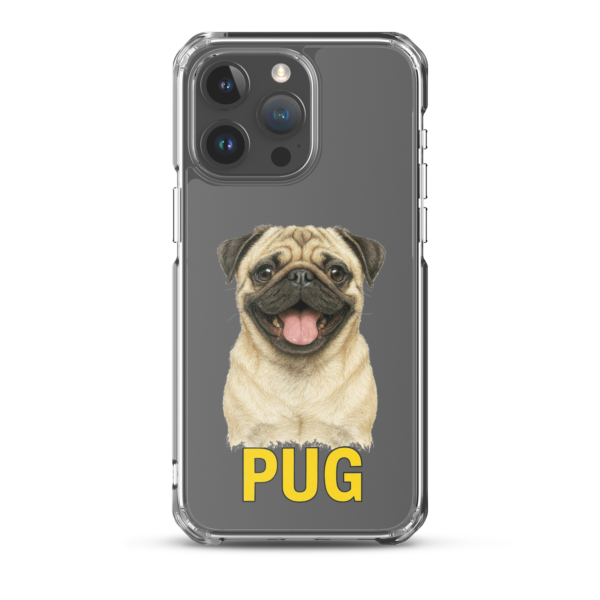 Pug Clear Case for iPhone