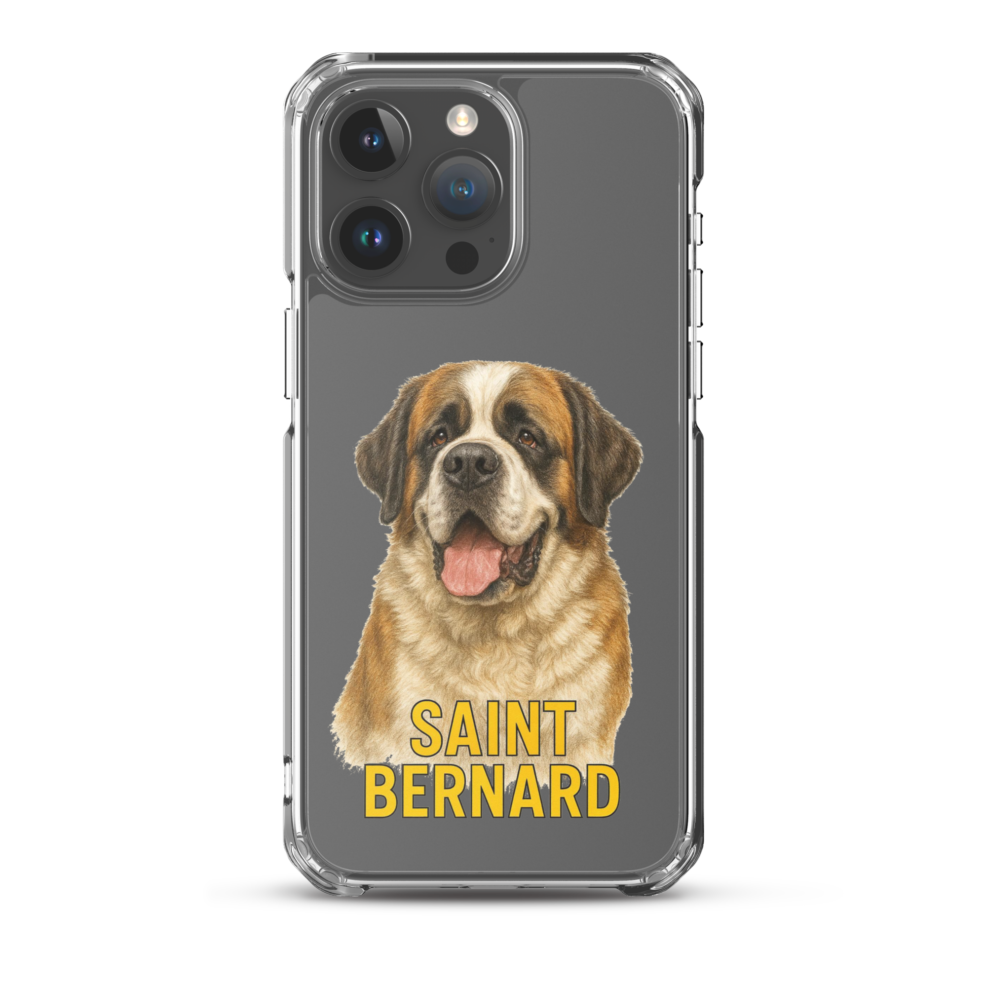 Saint Bernard Clear Case for iPhone