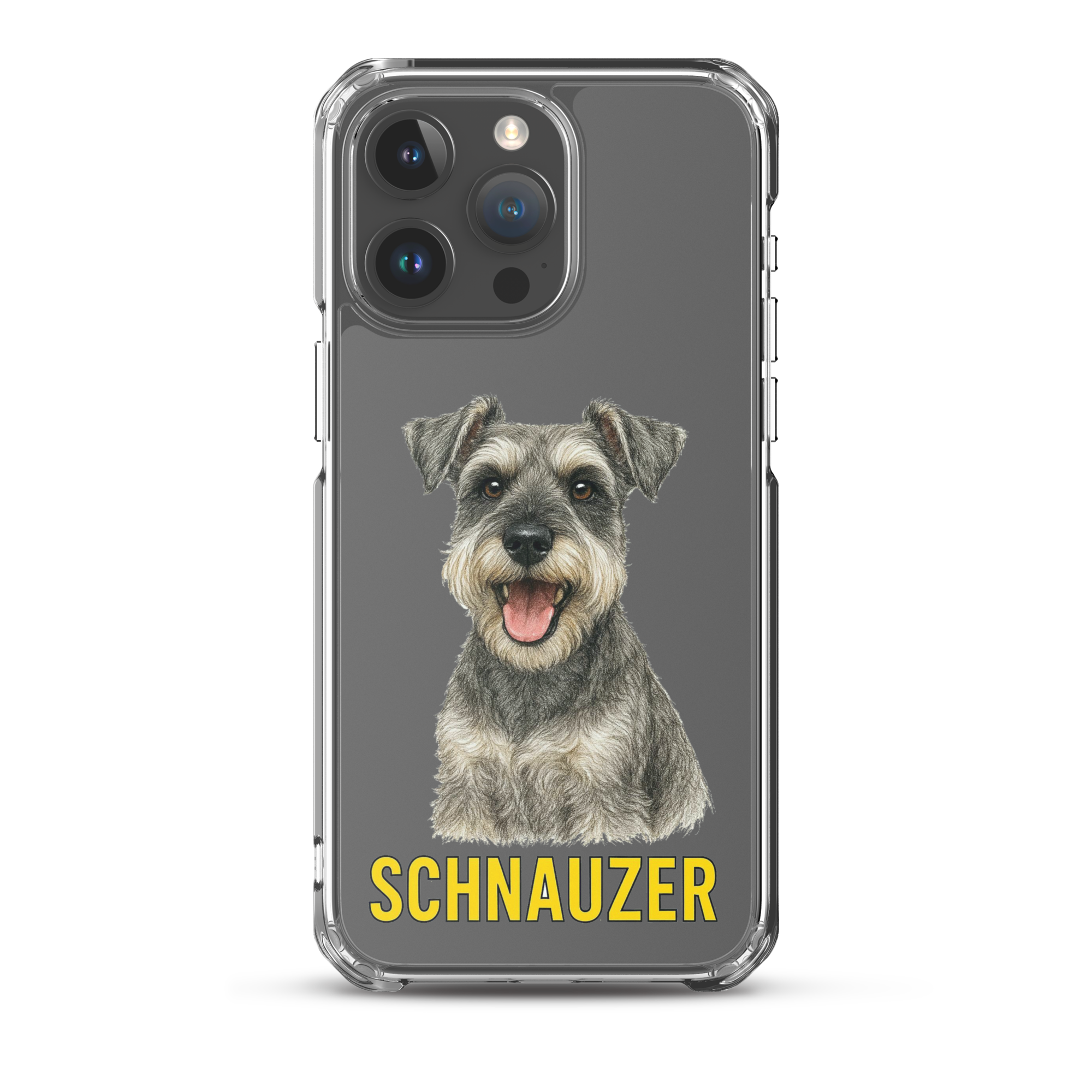 Schnauzer Clear Case for iPhone