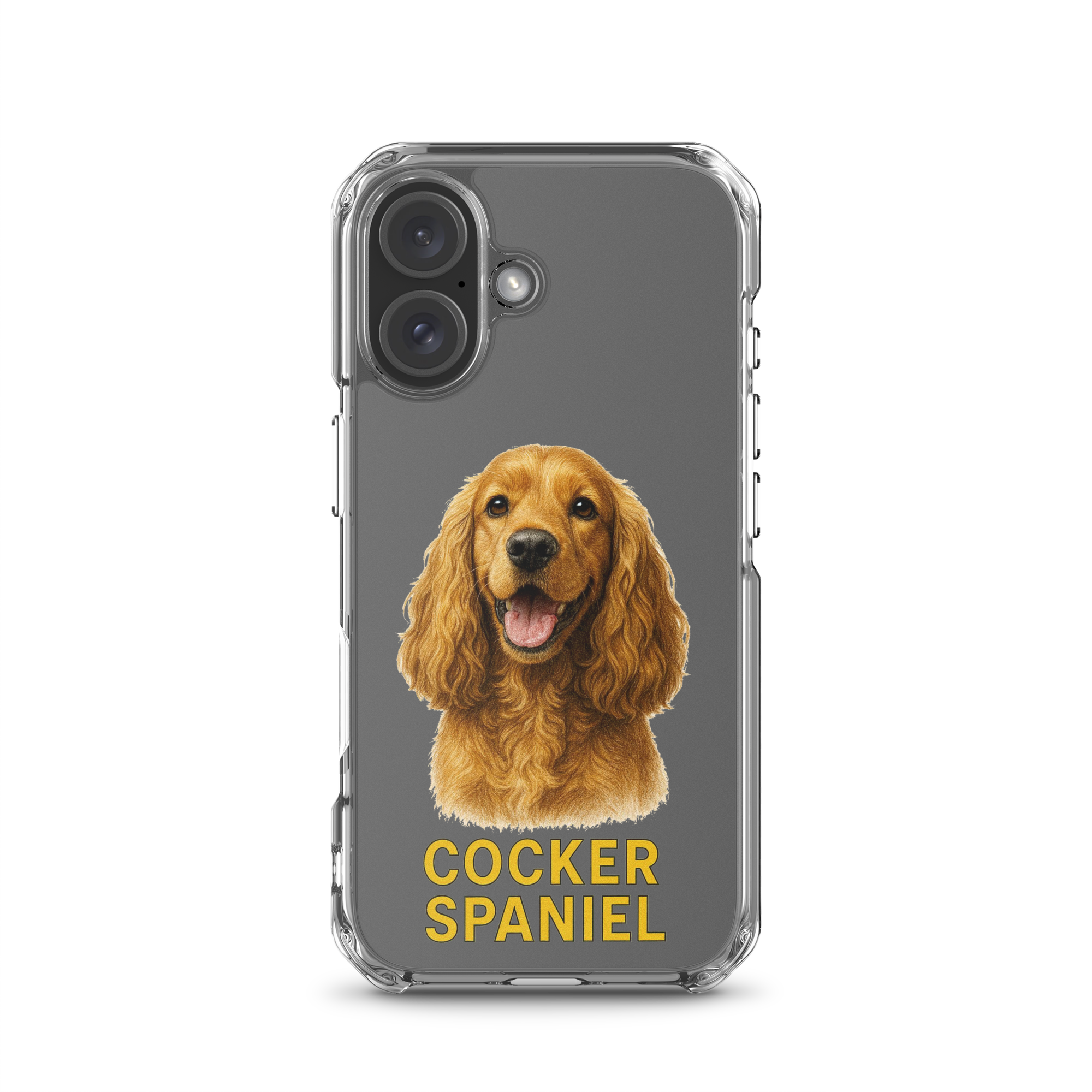 Cocker Spaniel Clear Case for iPhone