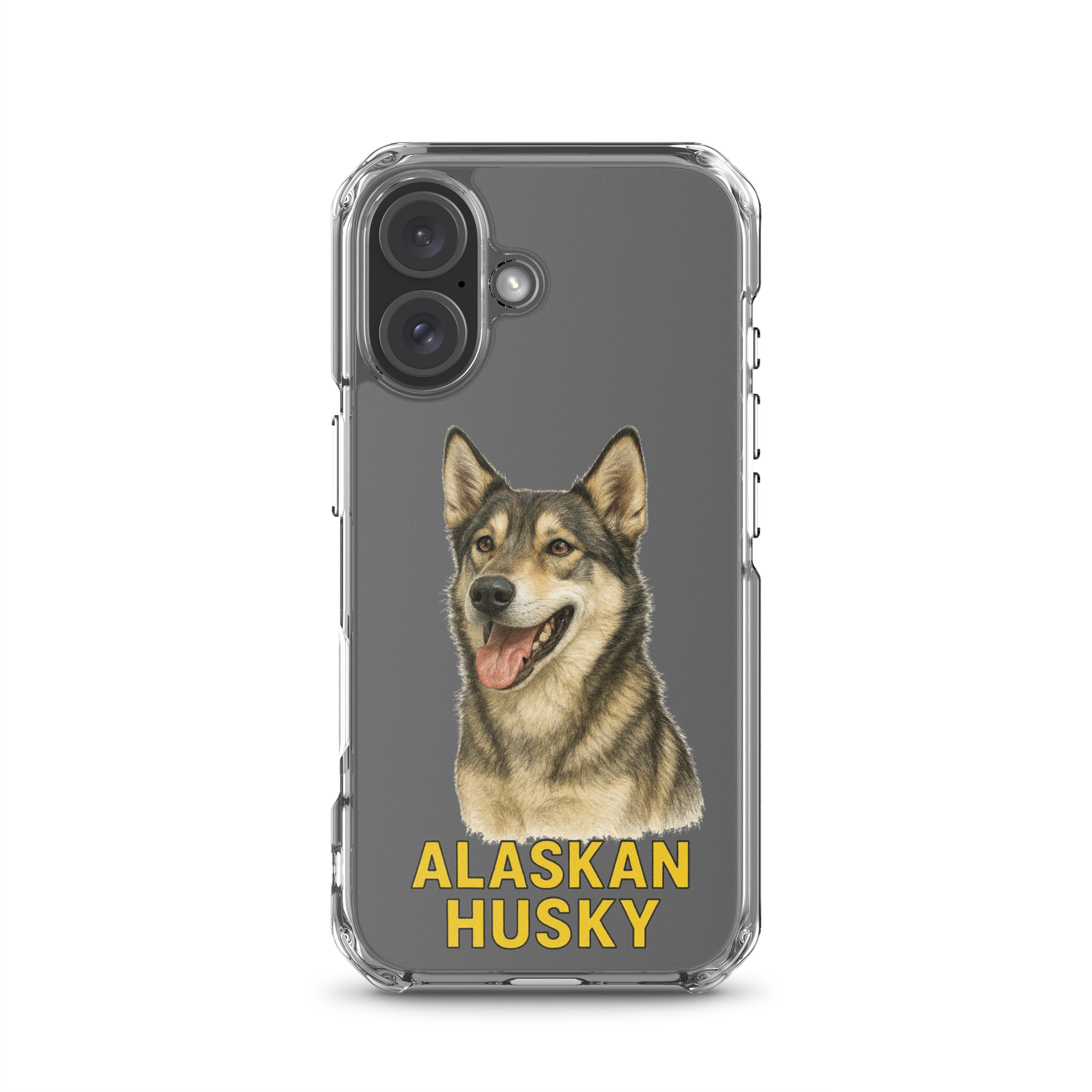 Alaskan Husky Clear Case for iPhone