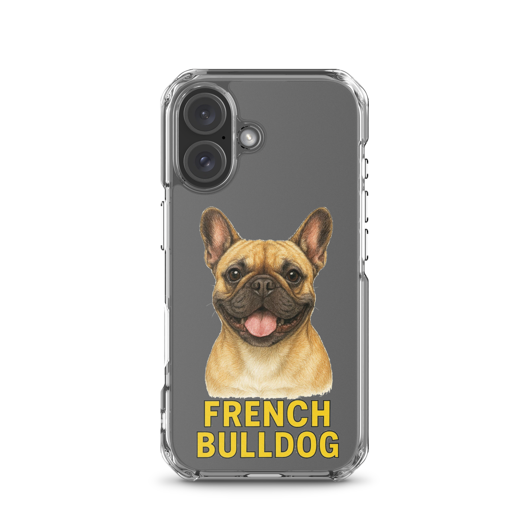 French Bulldog Clear Case for iPhone