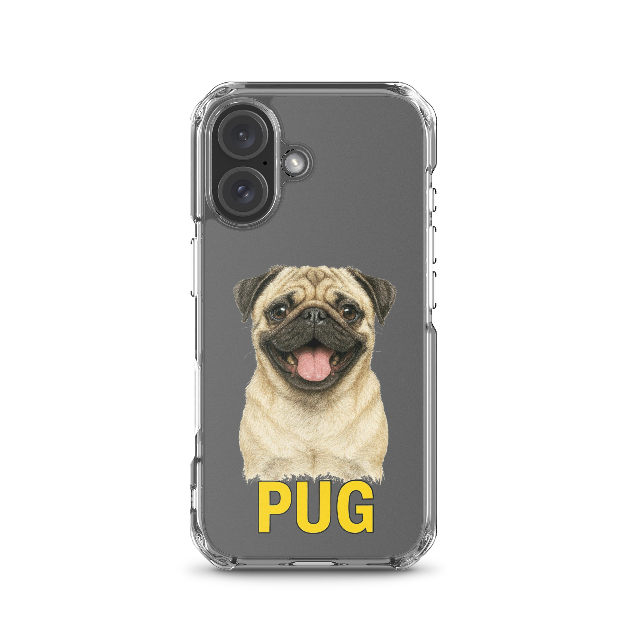 Pug Clear Case for iPhone