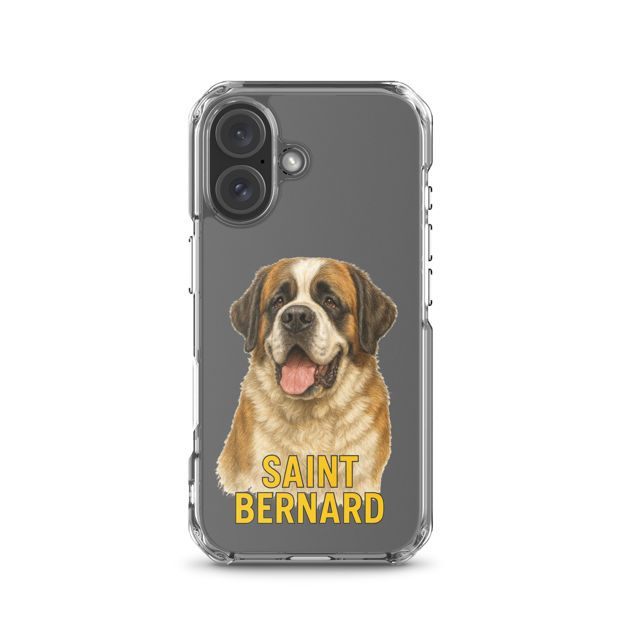 Saint Bernard Clear Case for iPhone