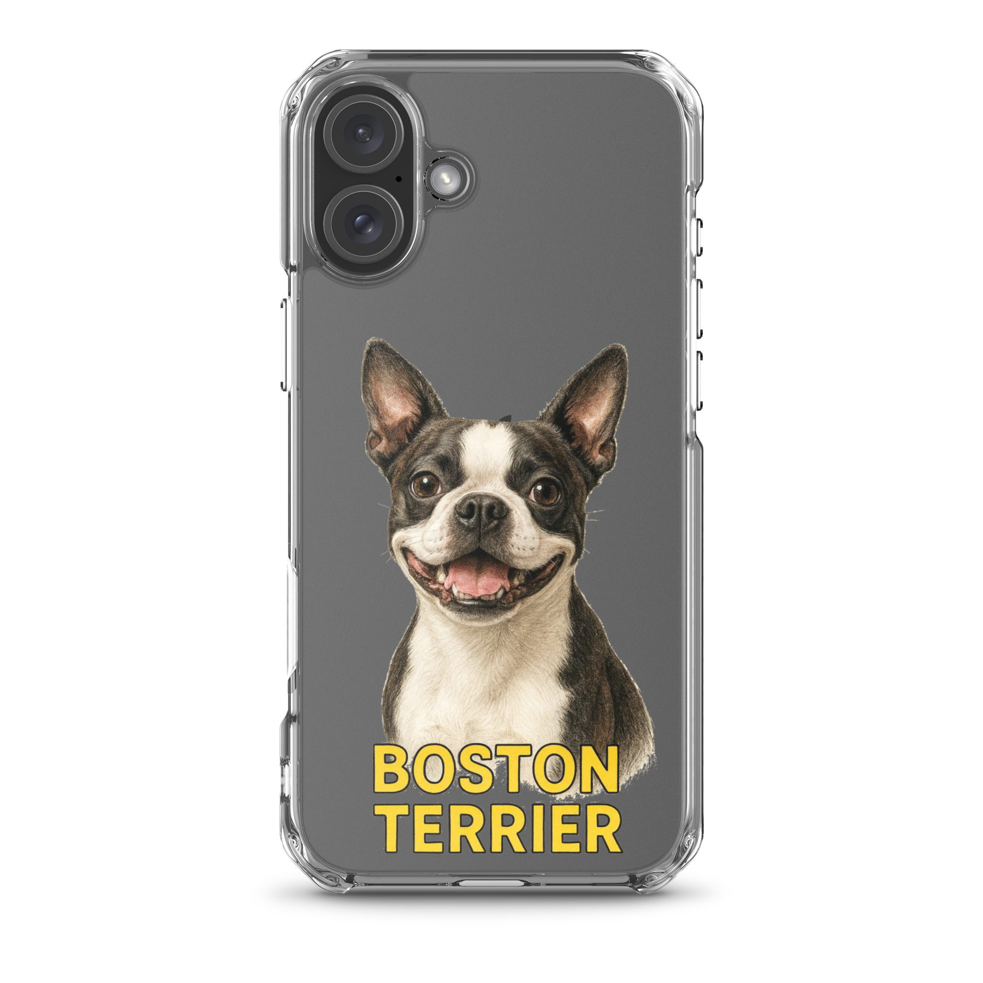 Boston Terrier Clear Case for iPhone