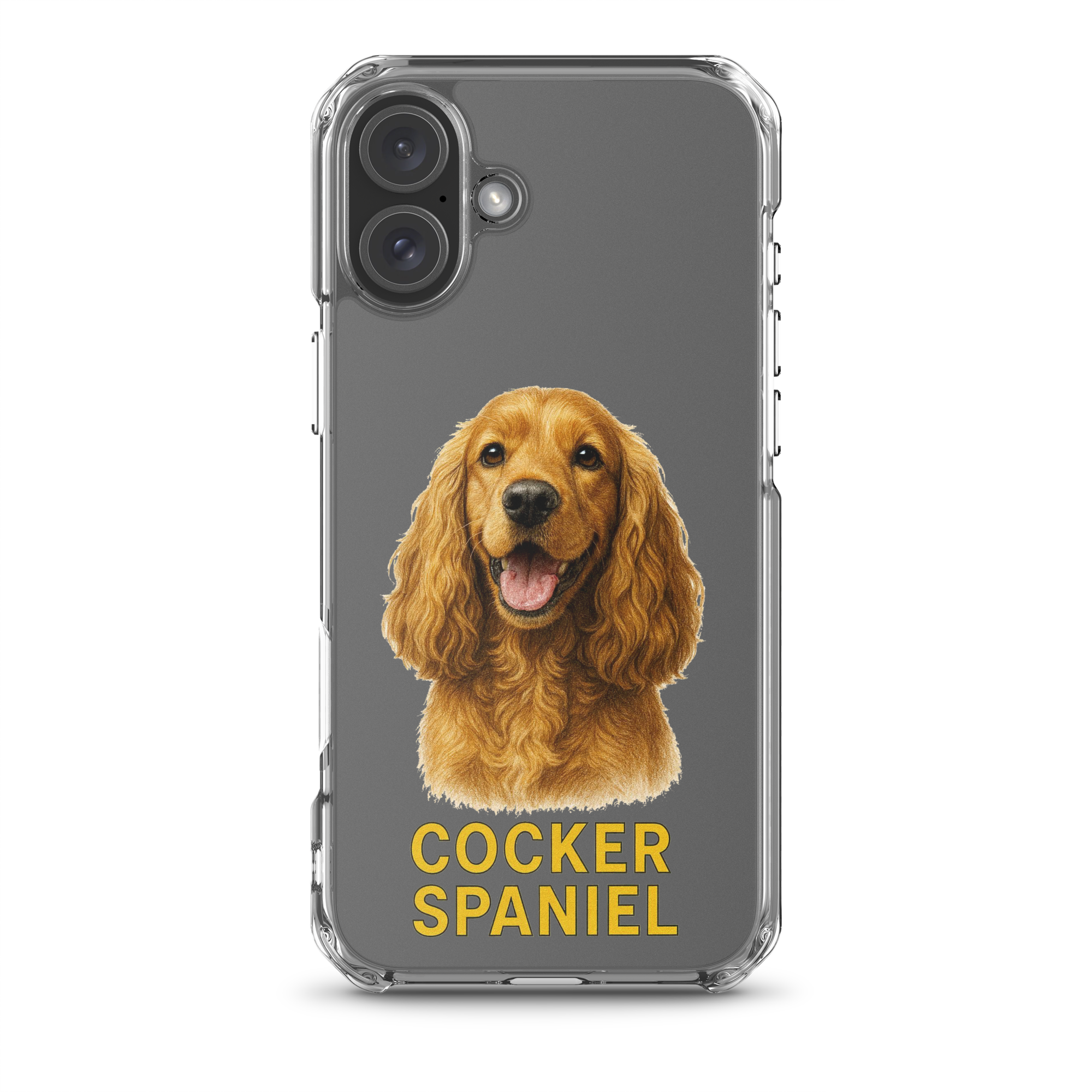 Cocker Spaniel Clear Case for iPhone
