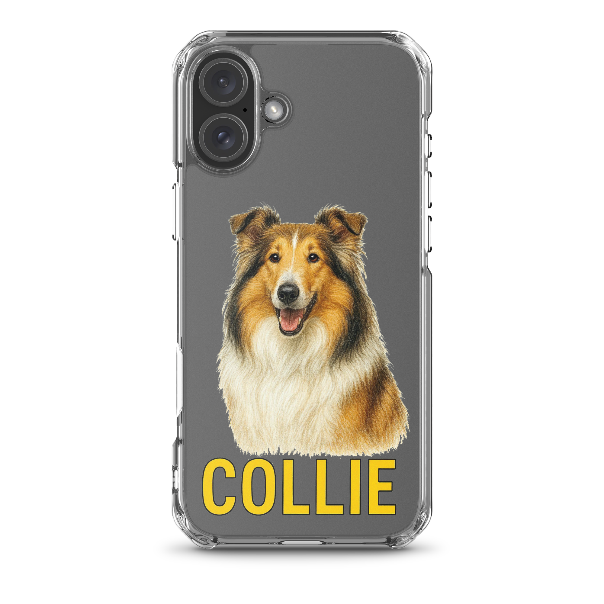 Collie Clear Case for iPhone