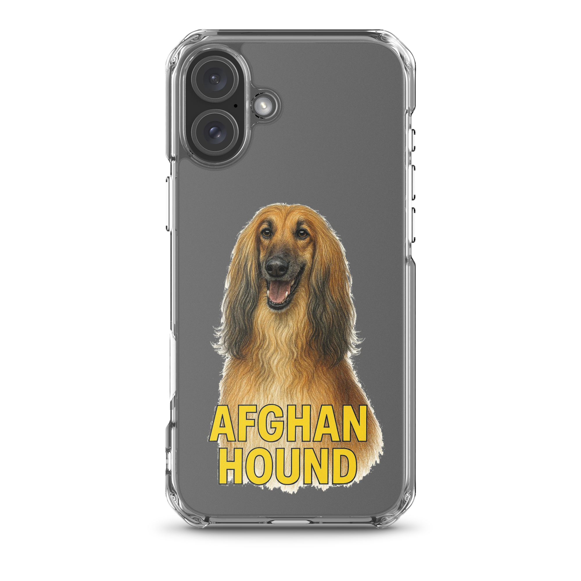 Afghan Hound Clear Case for iPhone