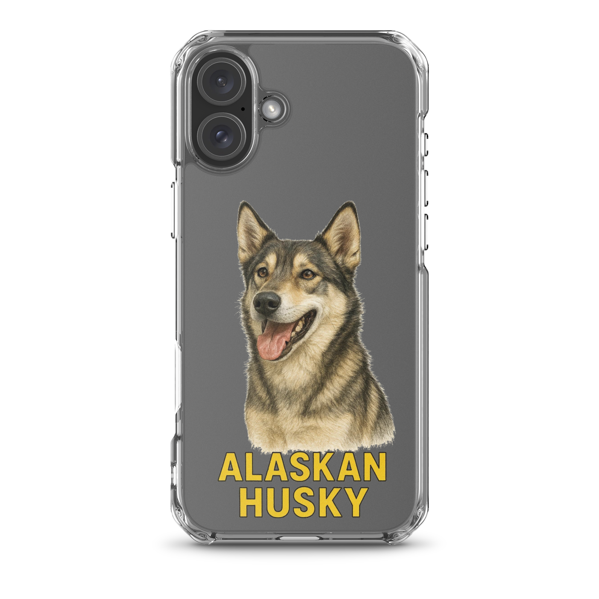 Alaskan Husky Clear Case for iPhone