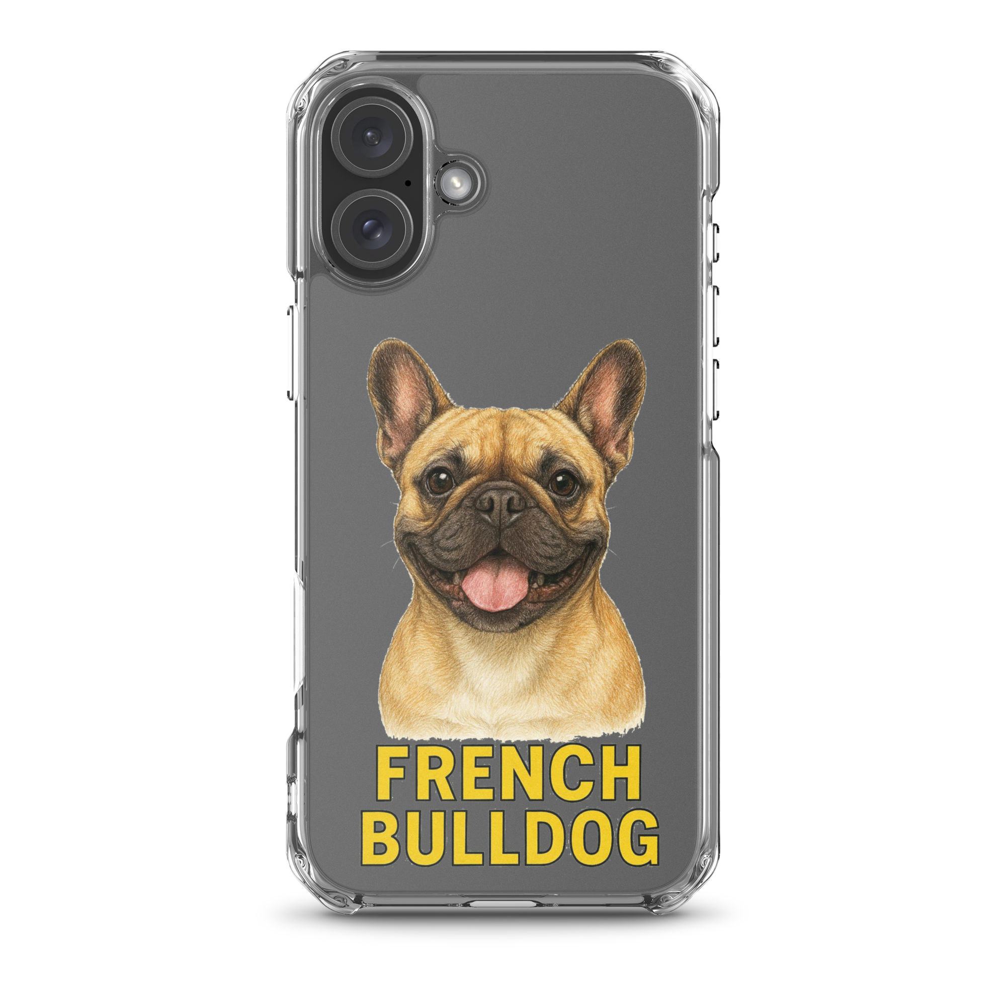 French Bulldog Clear Case for iPhone